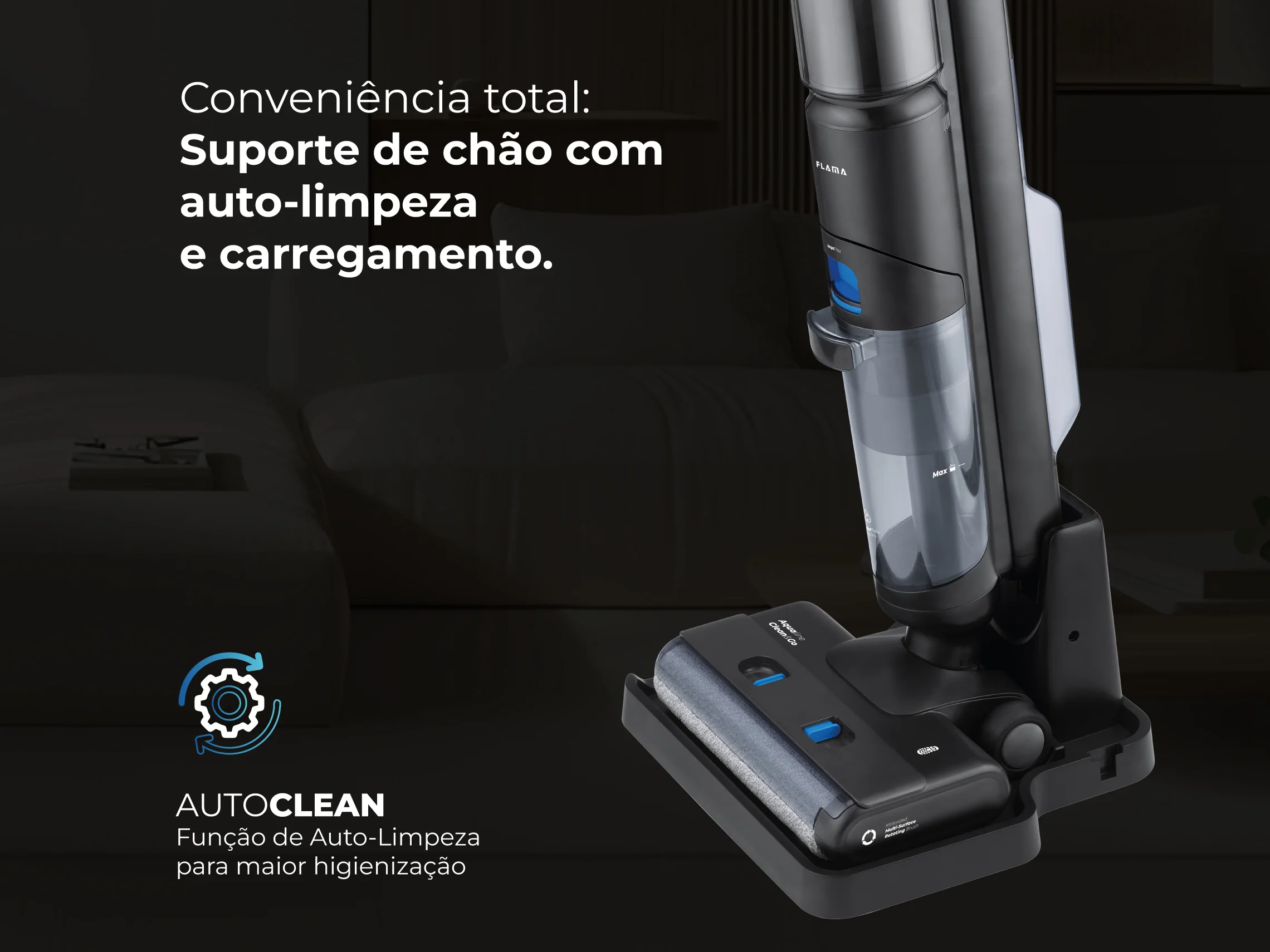 Aspirador Vertical Aqualine Clean&Go 1691FL - Image 4