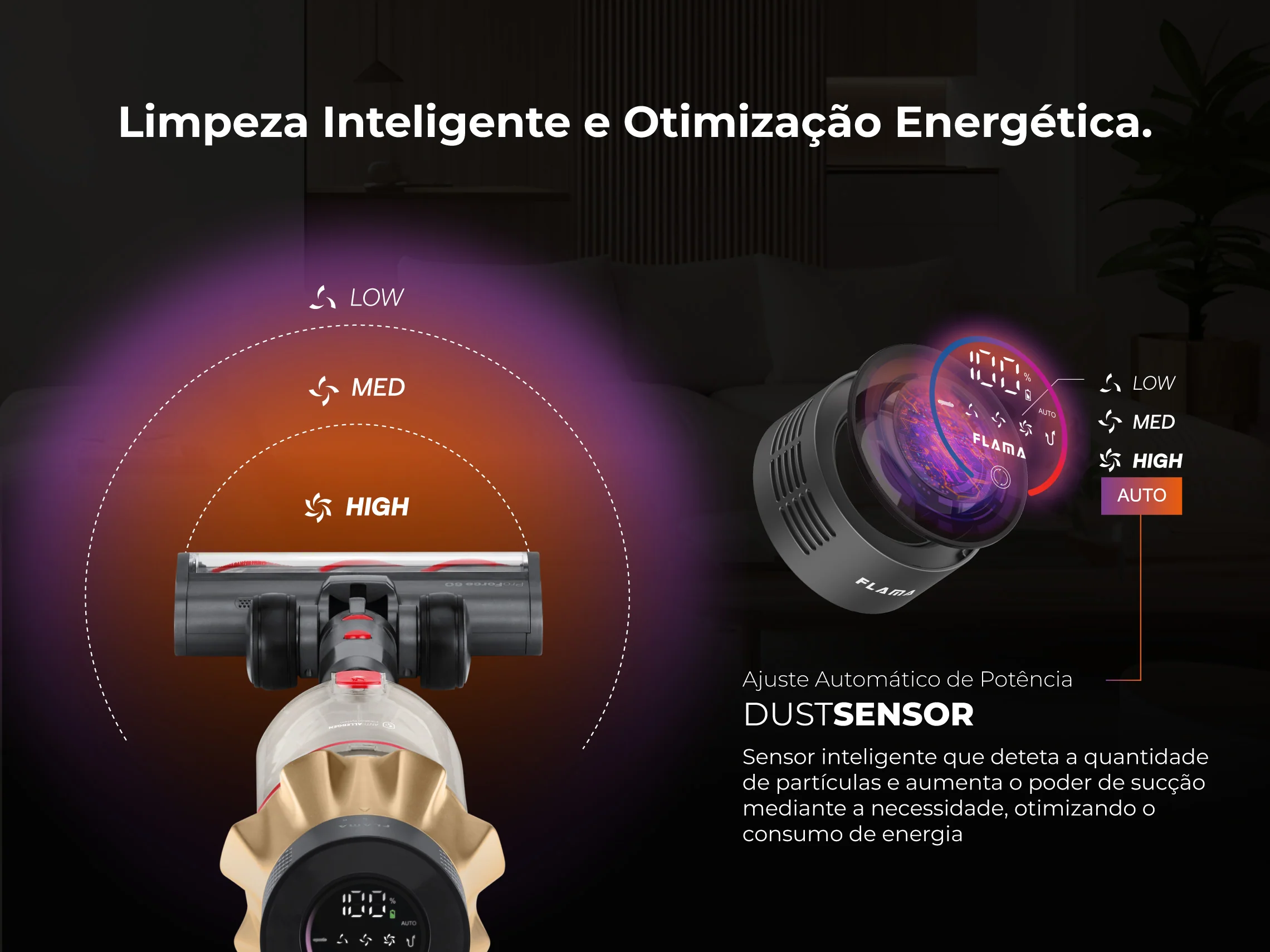 Aspirador Vertical ProForce 60 Sem Fios 1645FL - Image 5