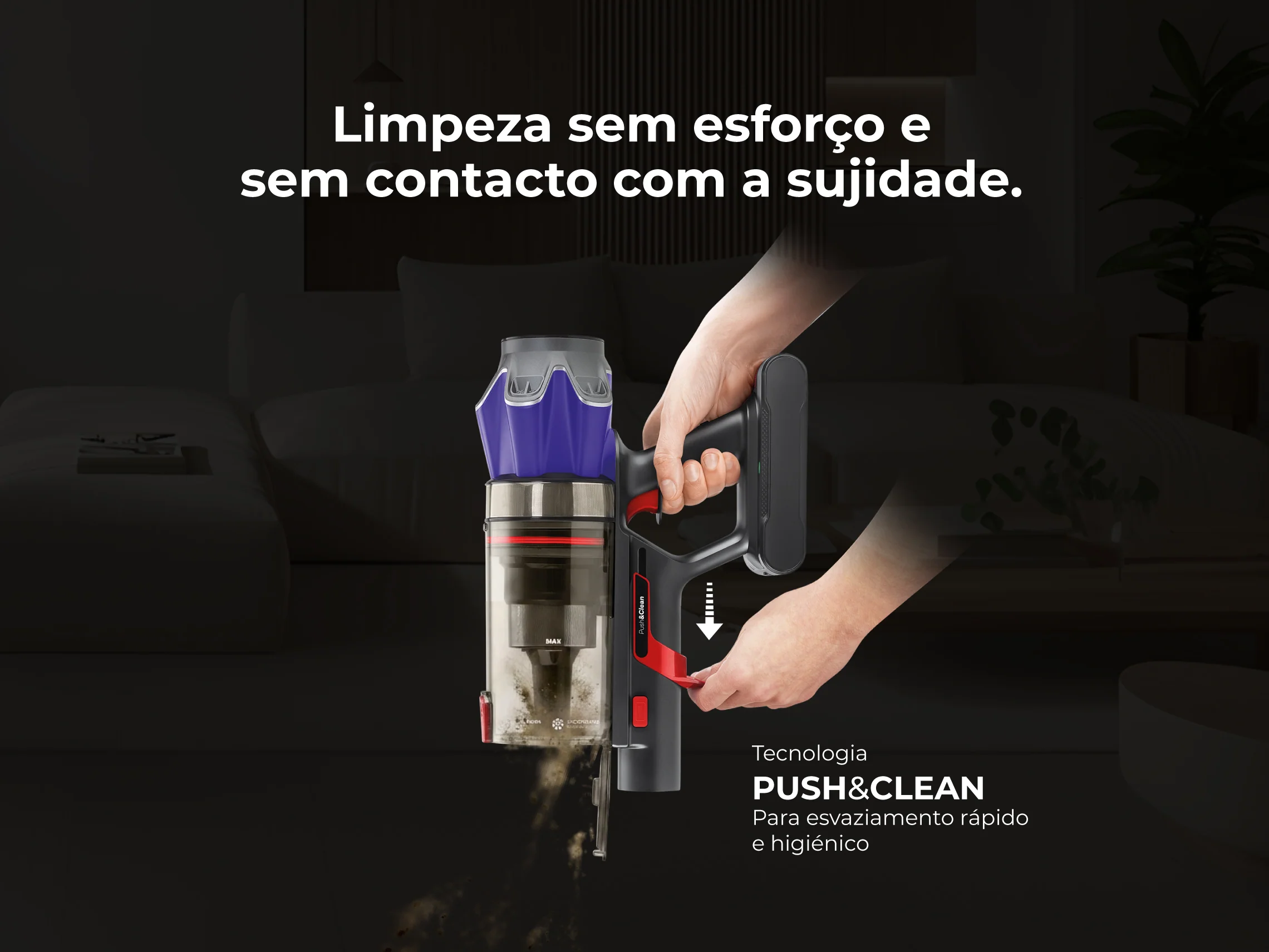 Aspirador Vertical Sem Fio ProExtreme Push&Clean 90 1651FL - Image 7