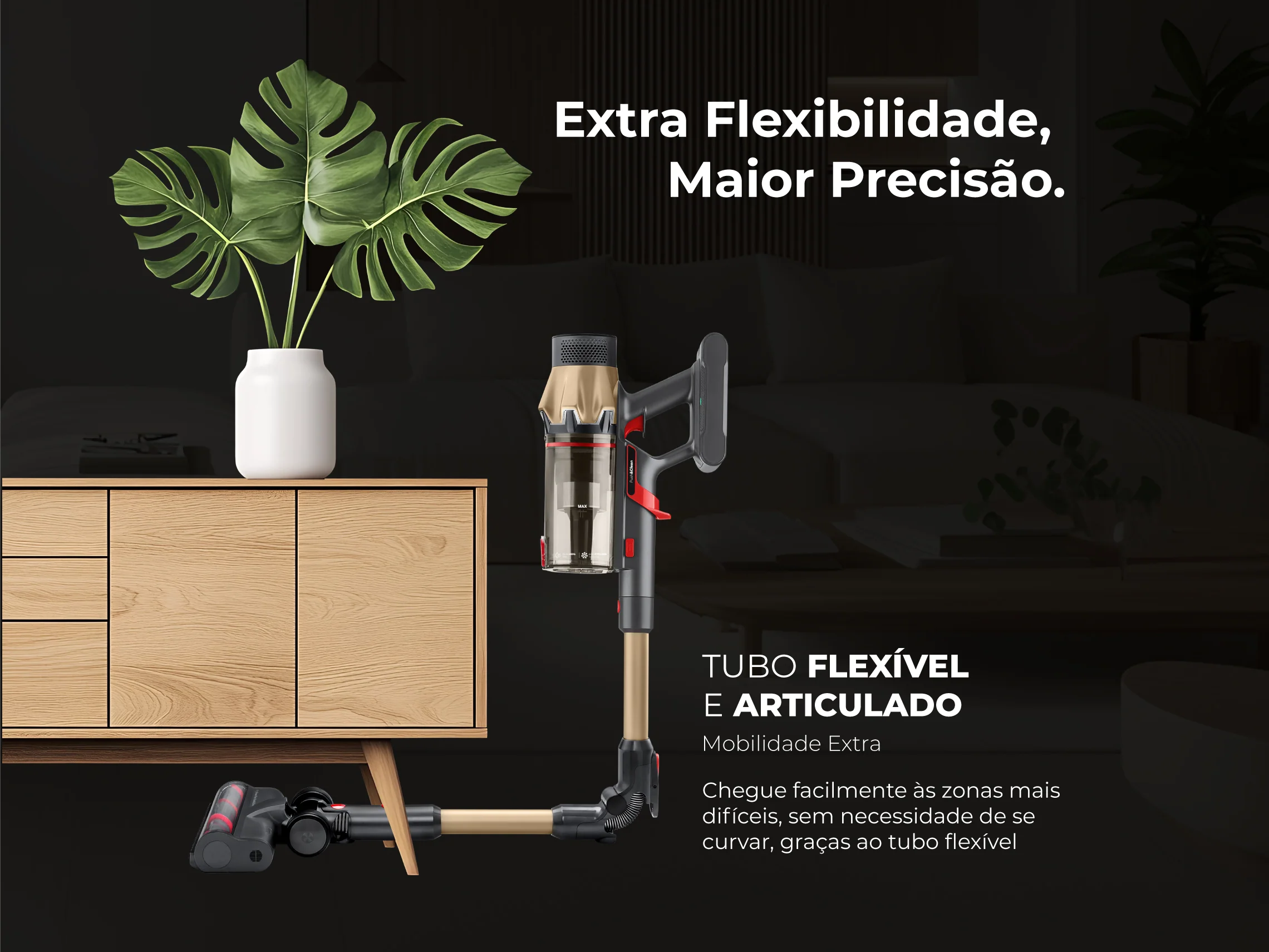 Aspirador Vertical Sem Fio ProForce Flex Push&Clean 70 1650FL - Image 6