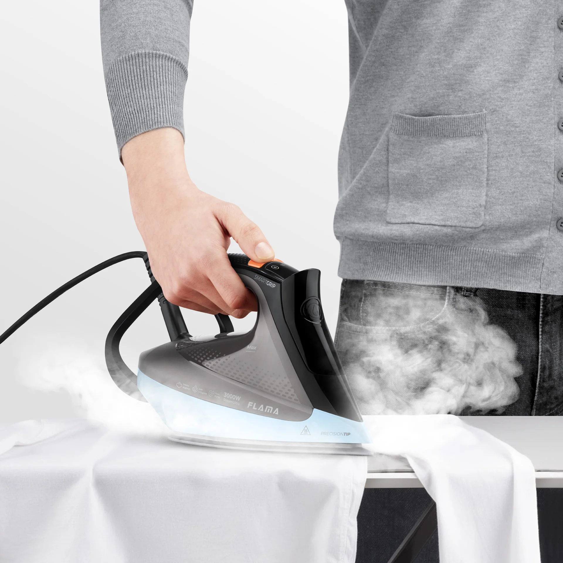 Ferro a Vapor SteamUltra SmartGrip 3000W 5399FL - Image 9