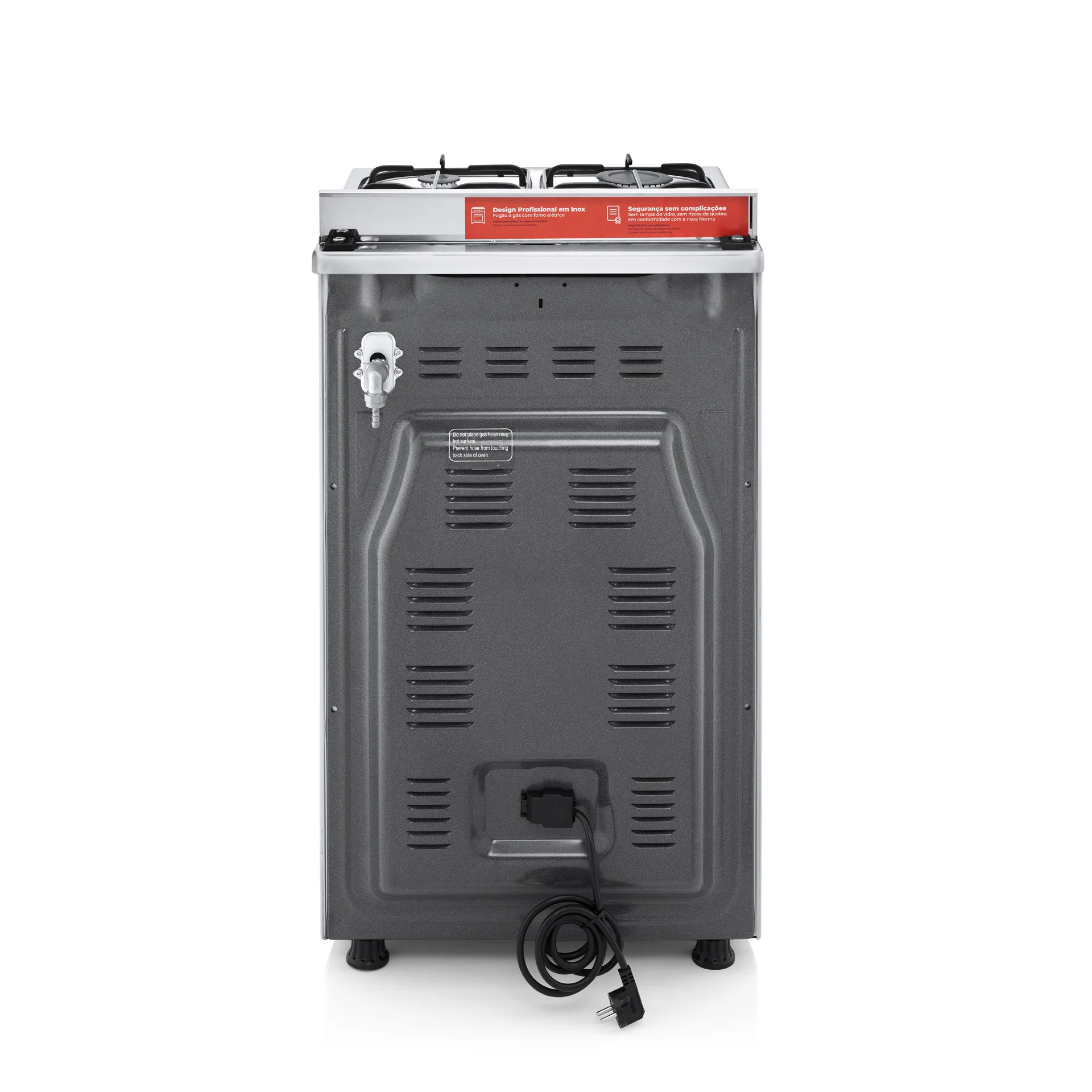 Fogão a Gás Inox 50x60 Forno Elétrico 8254FL - Image 4