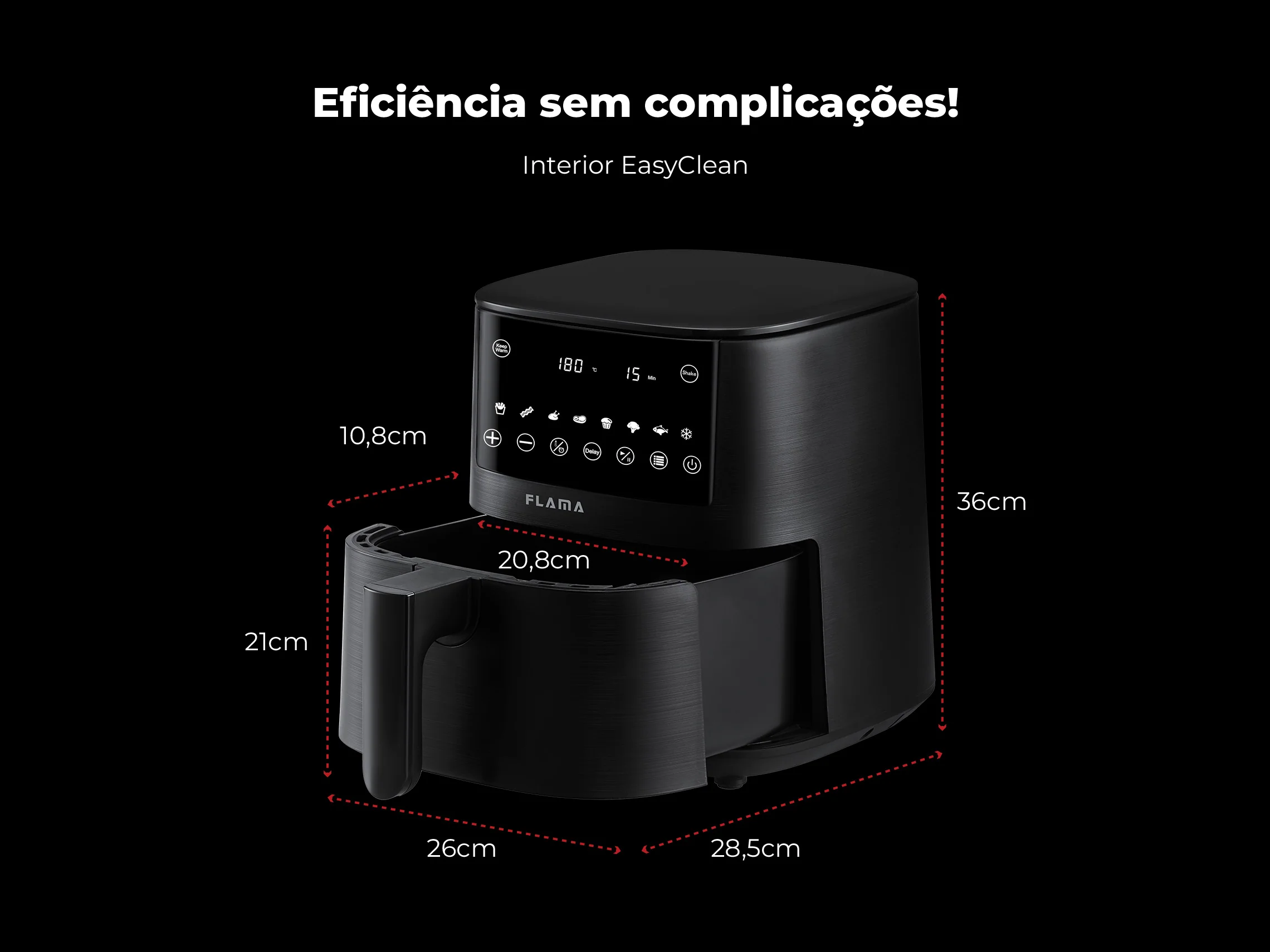 Fritadeira Sem Óleo Air Fryer 4.2L 658FL - Image 6