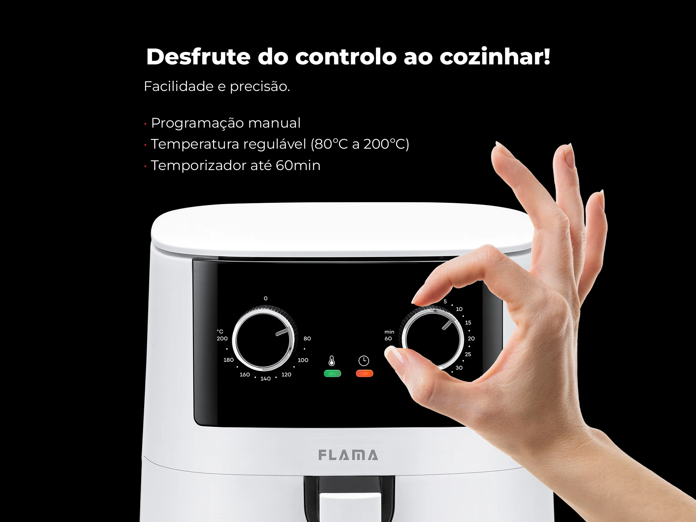 Fritadeira Sem Óleo Air Fryer 4.2L Branca 645FL - Image 3