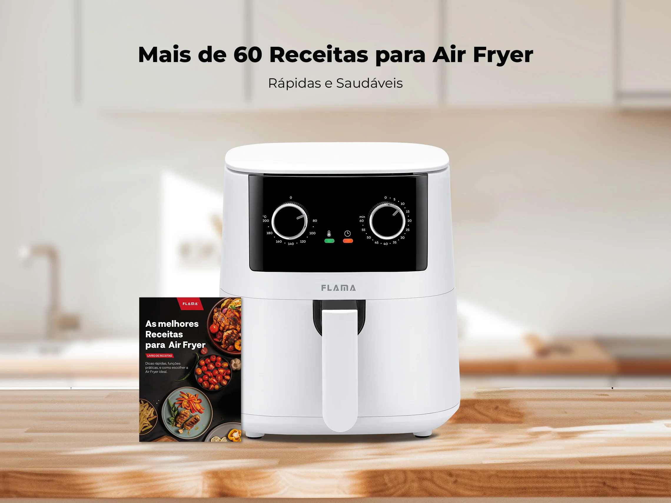 Fritadeira Sem Óleo Air Fryer 4.2L Branca 645FL - Image 6