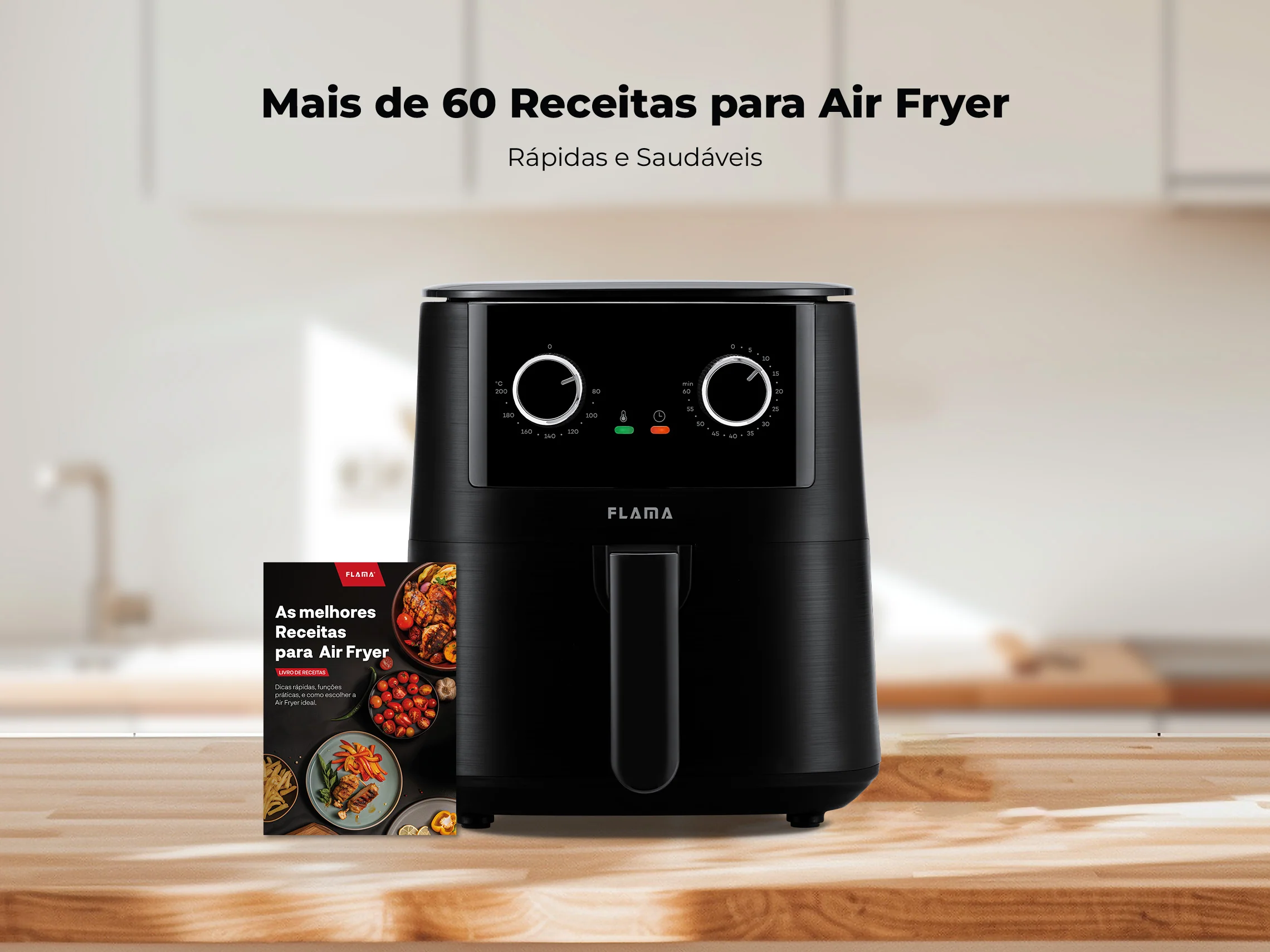 Fritadeira Sem Óleo Air Fryer 4.2L Preta 646FL - Image 6
