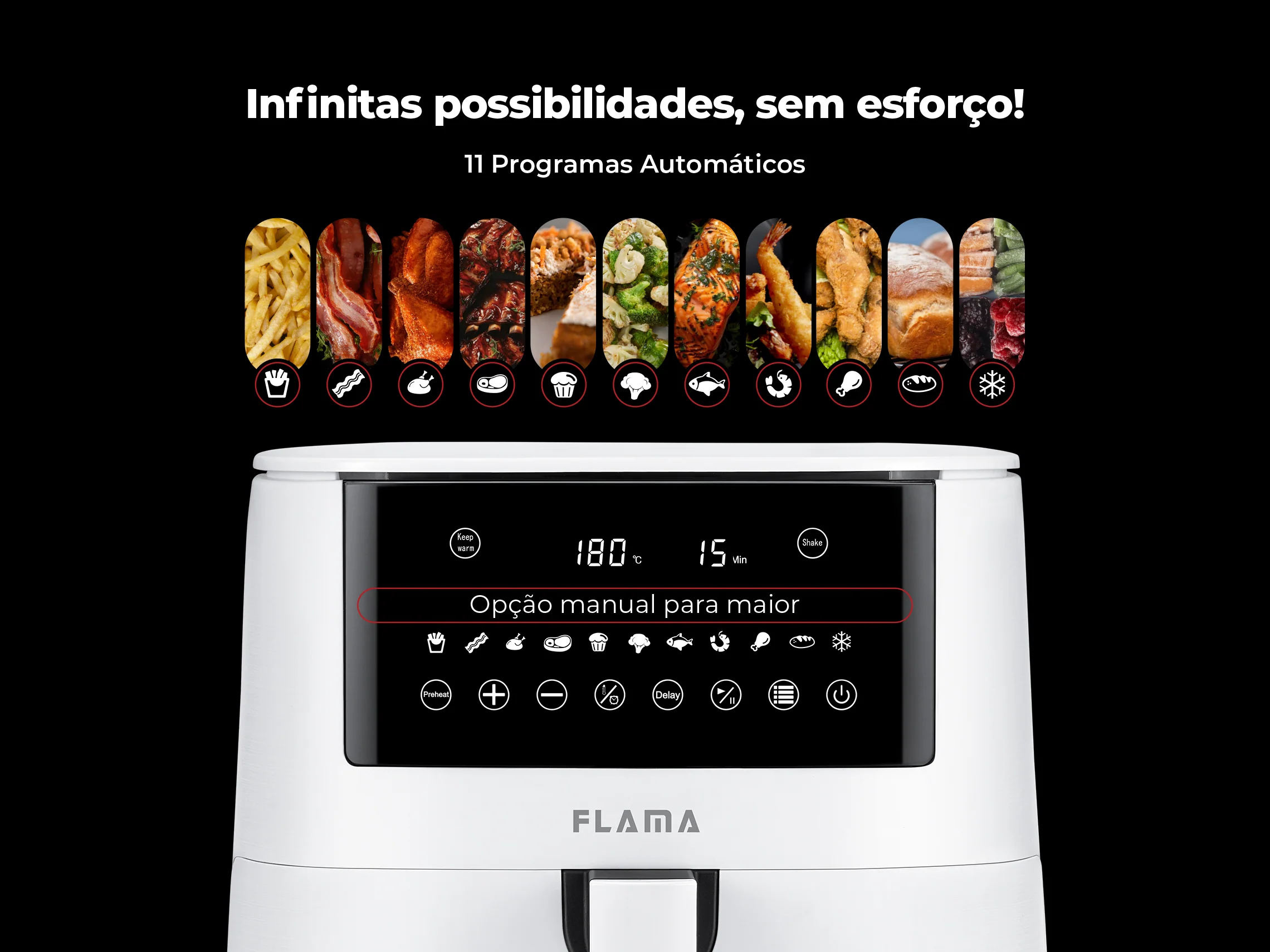 Fritadeira Sem Óleo Air Fryer 7L 681FL - Image 3