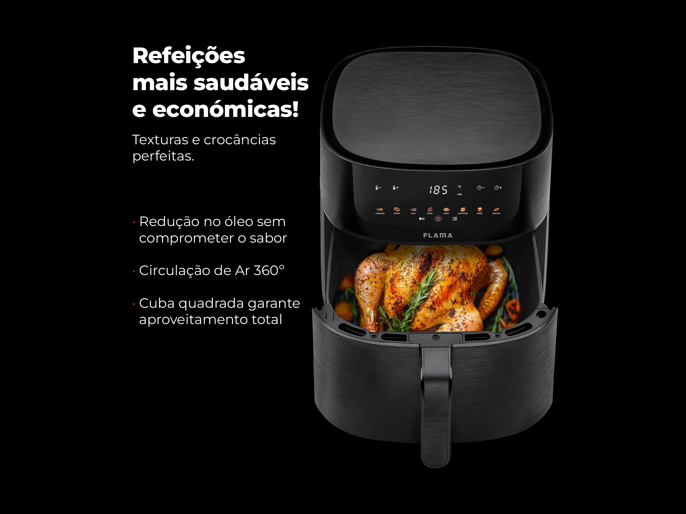 Fritadeira Sem Óleo Air Fryer 8L 648FL - Image 5