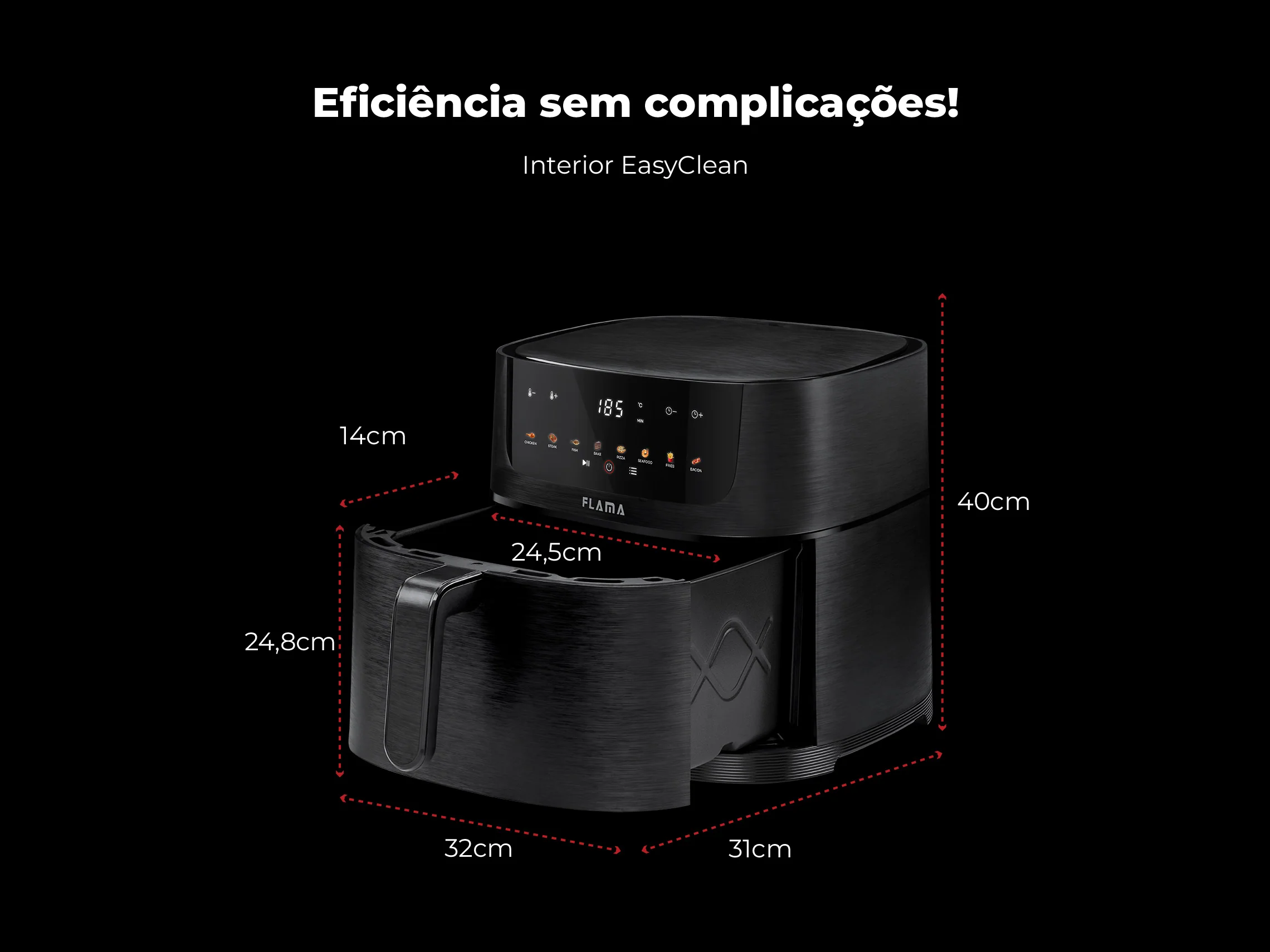 Fritadeira Sem Óleo Air Fryer 8L 648FL - Image 6