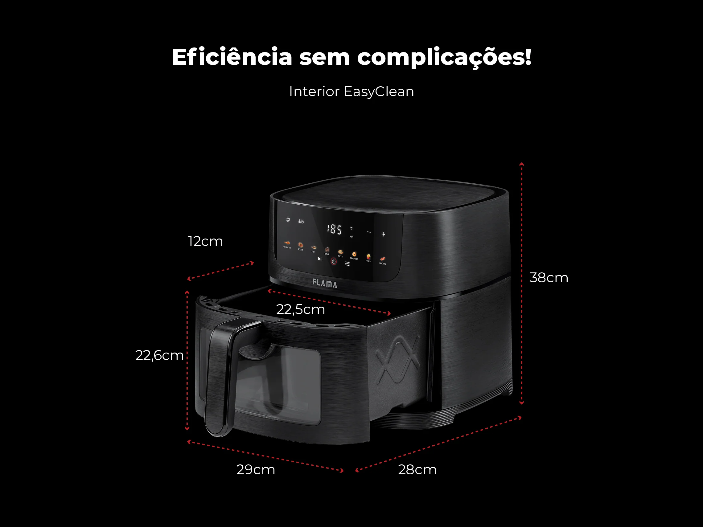 Fritadeira Sem Óleo Air Fryer C/ Janela 6L 644FL - Image 6
