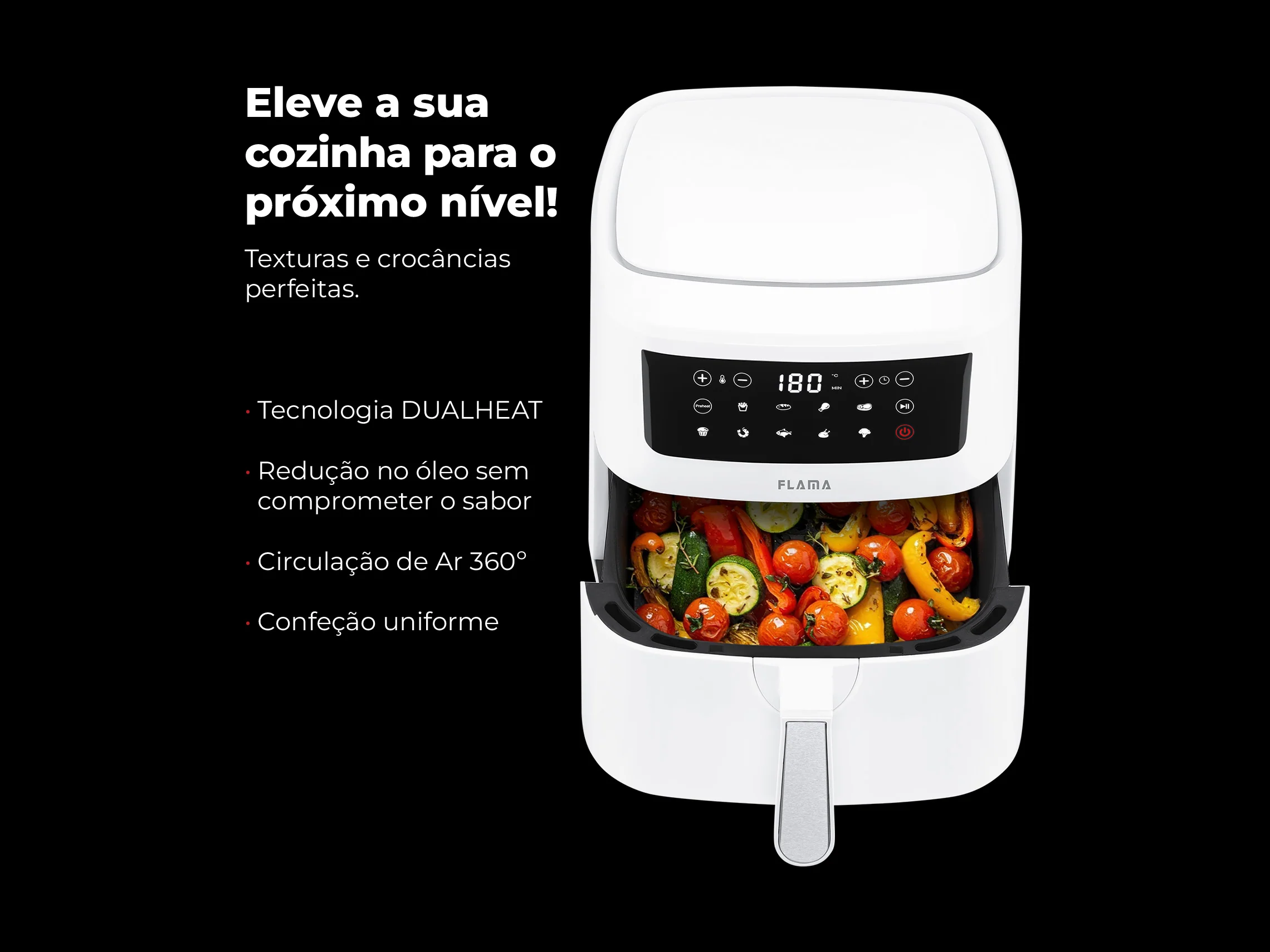 Fritadeira Sem Óleo Air Fryer Dupla Resistência 691FL - Image 4