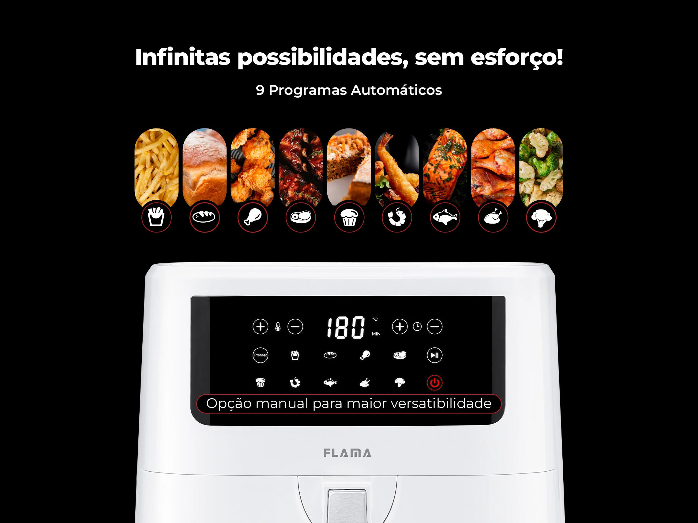 Fritadeira Sem Óleo Air Fryer Dupla Resistência 691FL - Image 5