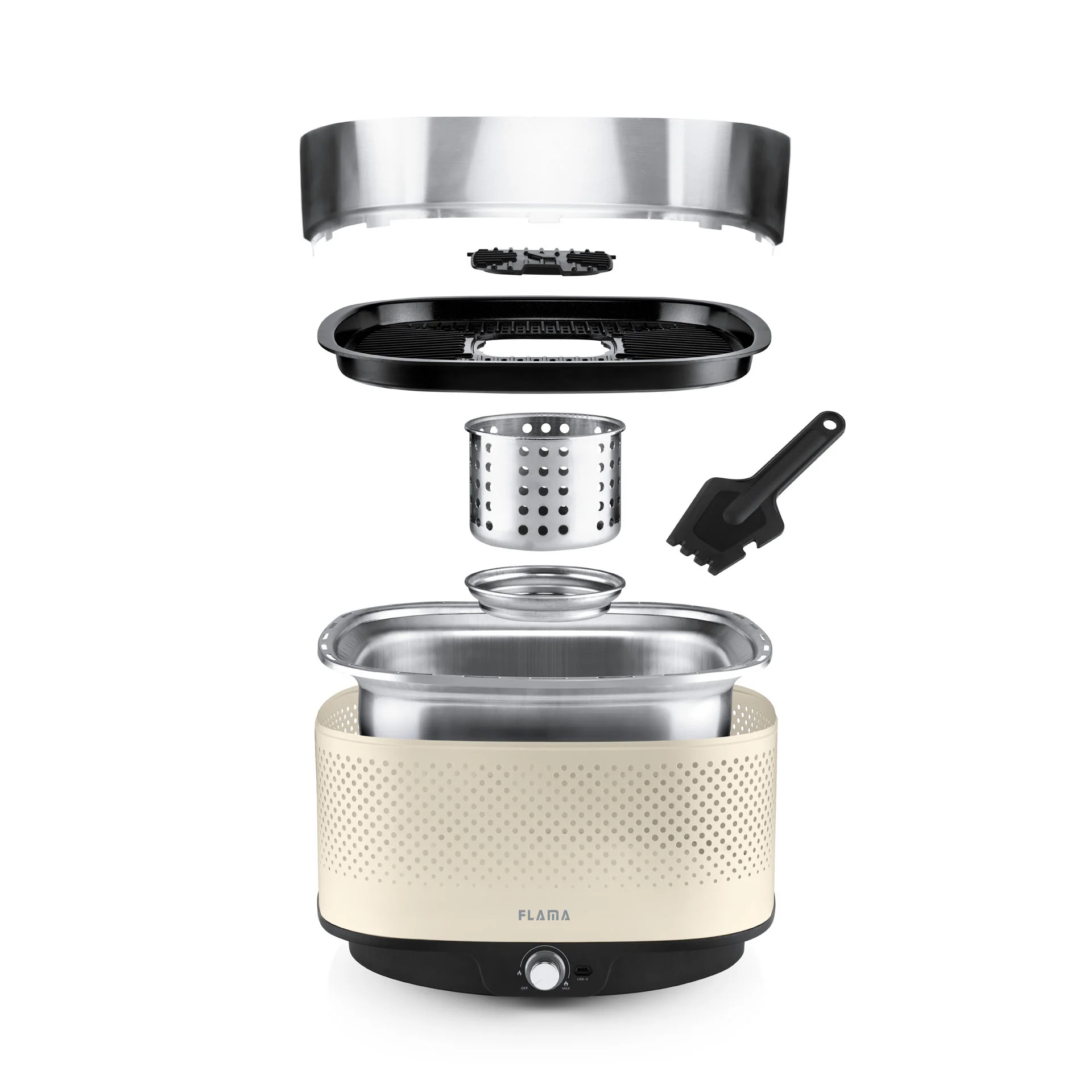 Grelhador a Carvão Mastergrill EVO Sand 4012FL - Image 14