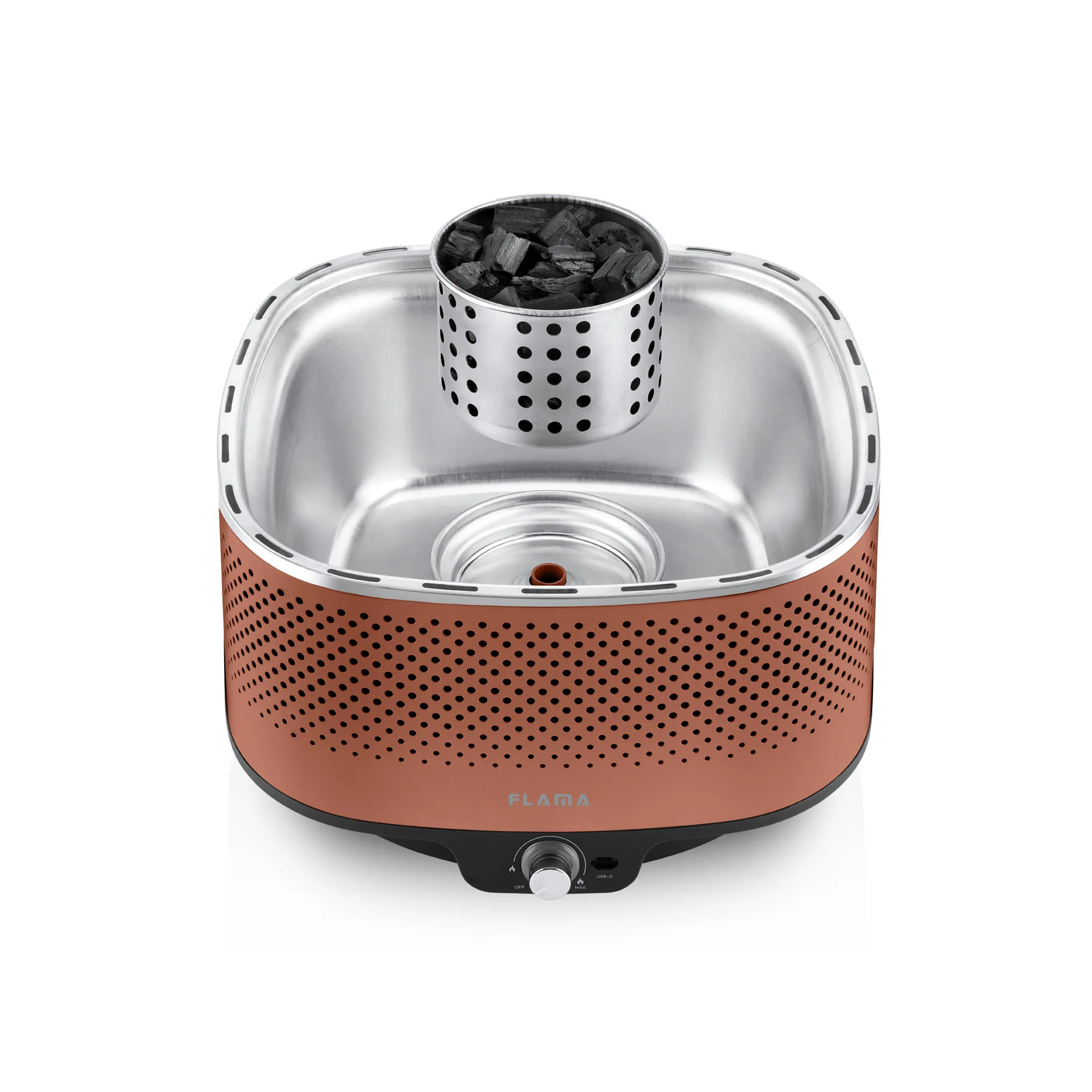 Grelhador a Carvão Mastergrill EVO Terracotta 4013FL - Image 8