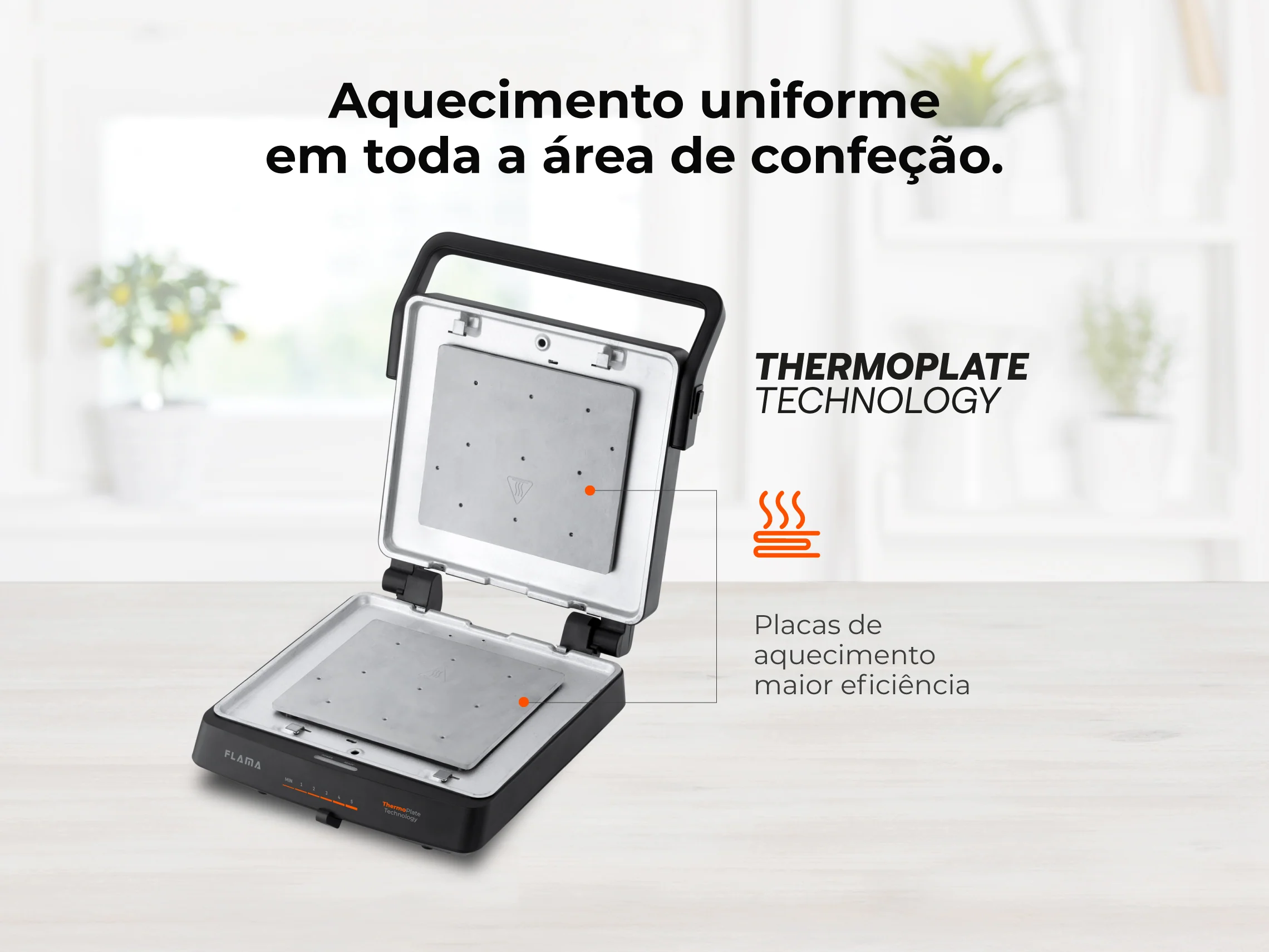Grelhador Elétrico de Placas SlideControl HeatPro 2000W 4586FL - Image 5