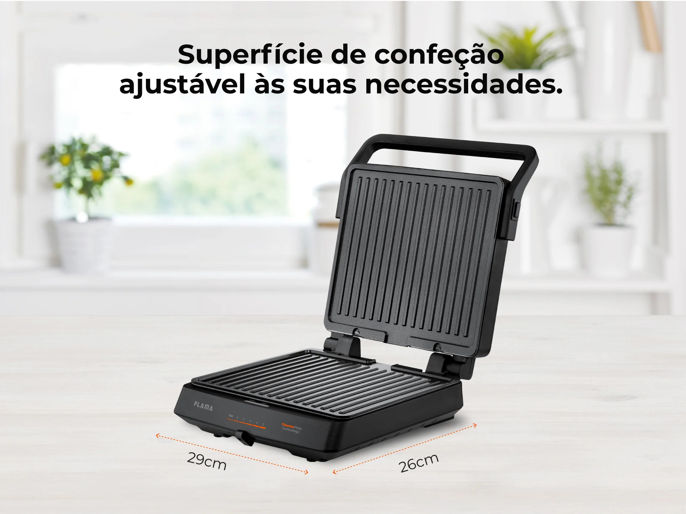 Grelhador Elétrico de Placas SlideControl HeatPro 2000W 4586FL - Image 7