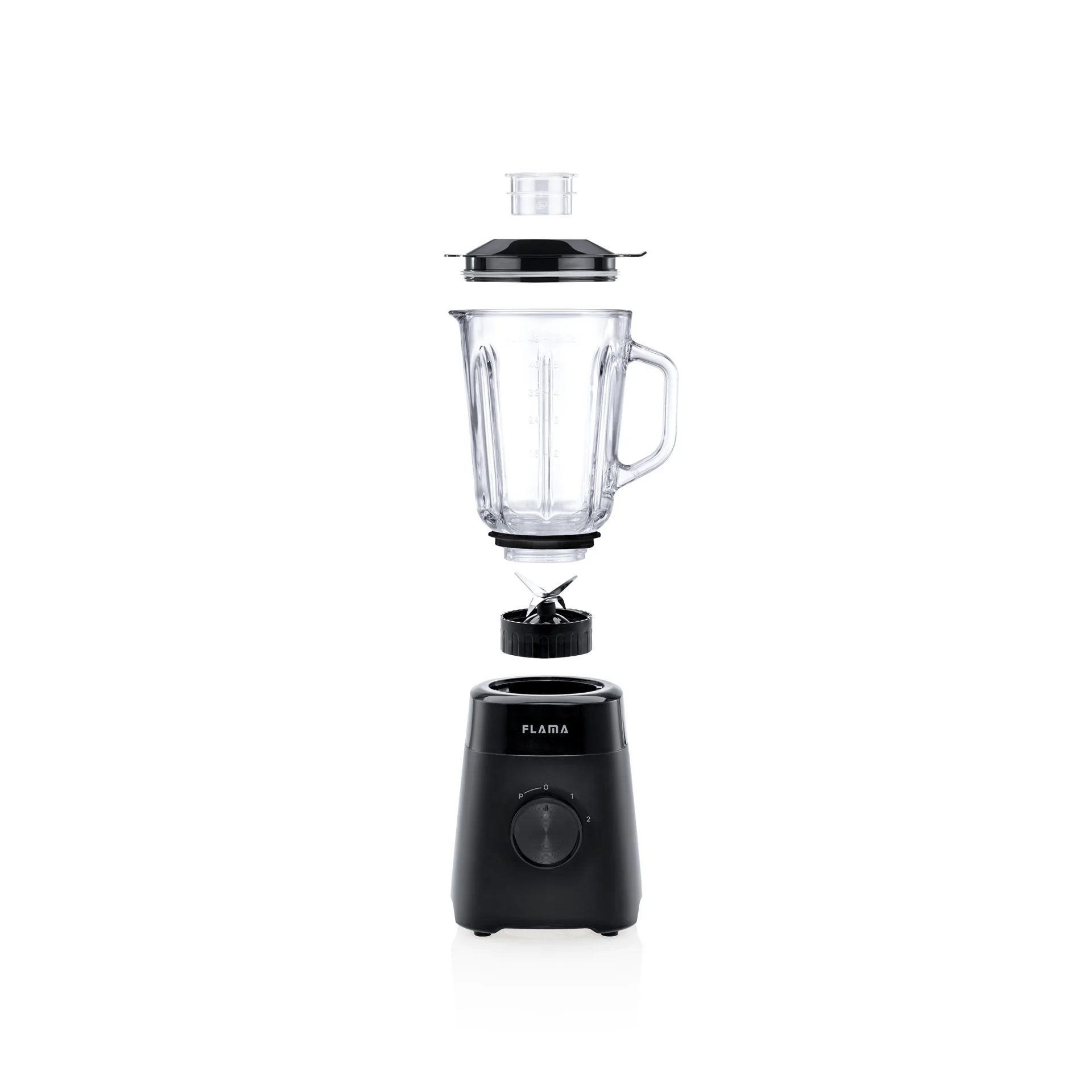 Liquidificadora 1000W Copo Vidro Preta 2232FL - Image 4
