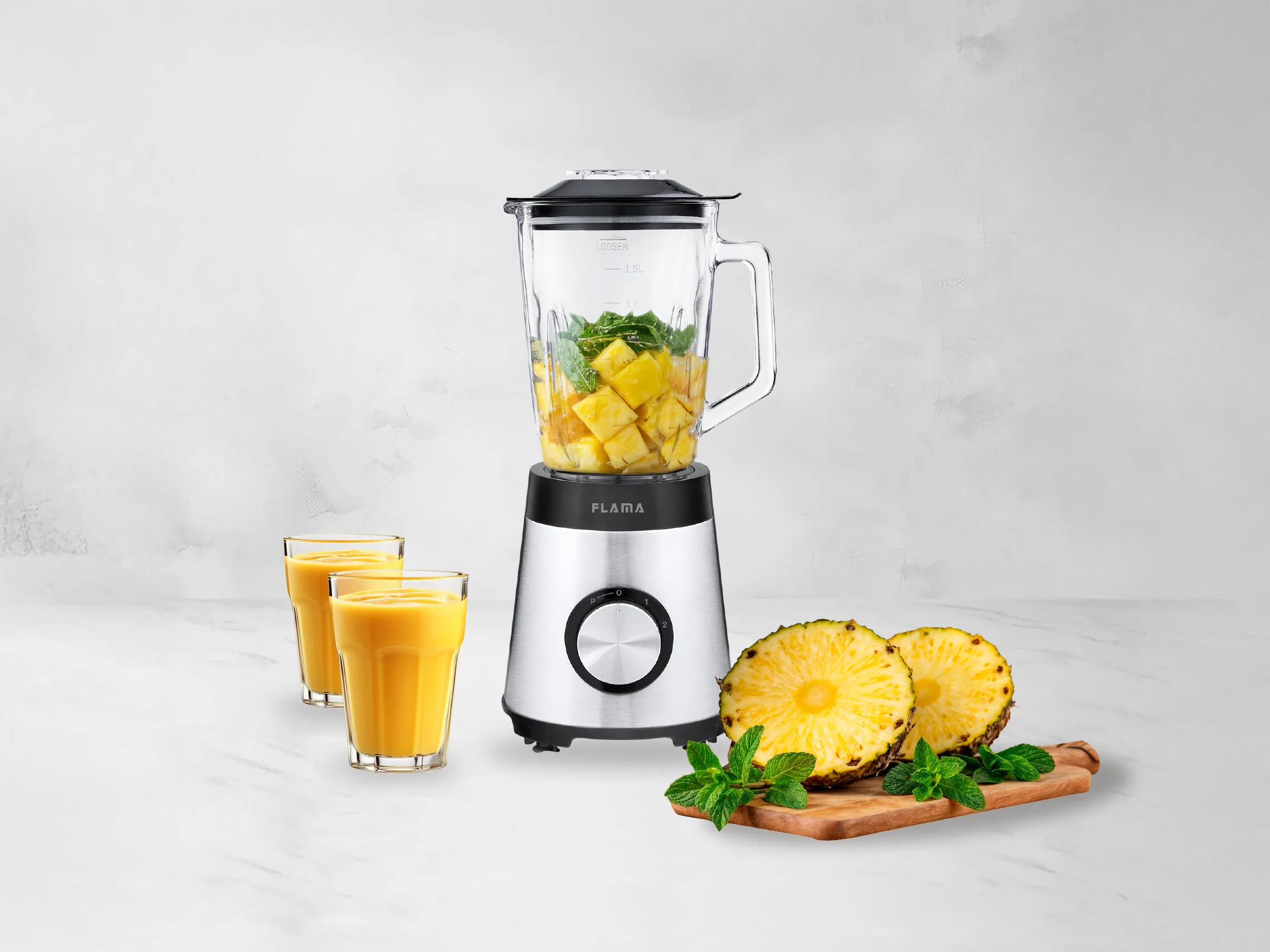Liquidificadora Inox 1300W Com Copo de Vidro 2237FL - Image 6