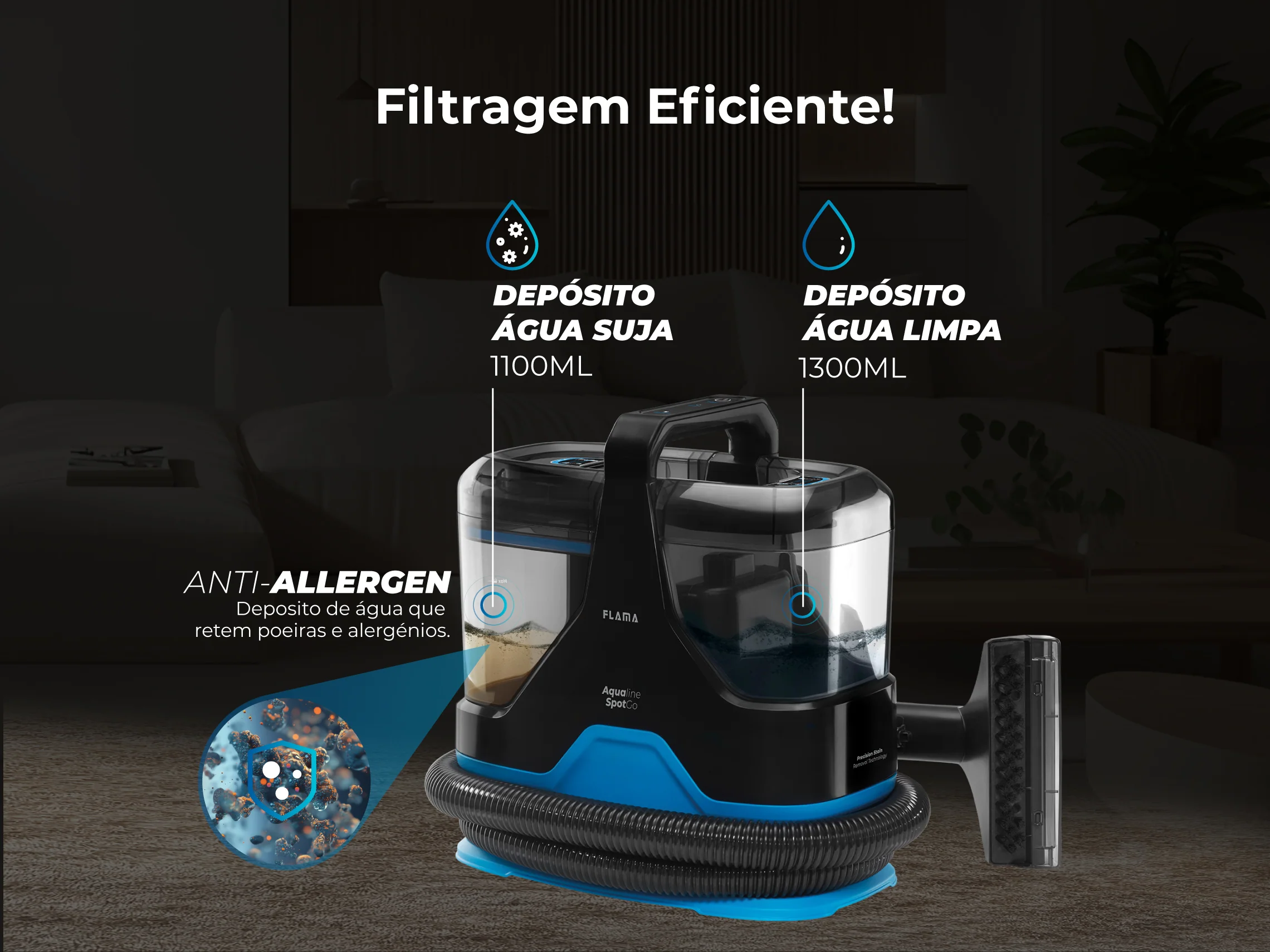 Máquina de Limpeza Aqualine SpotGo 1695FL - Image 5