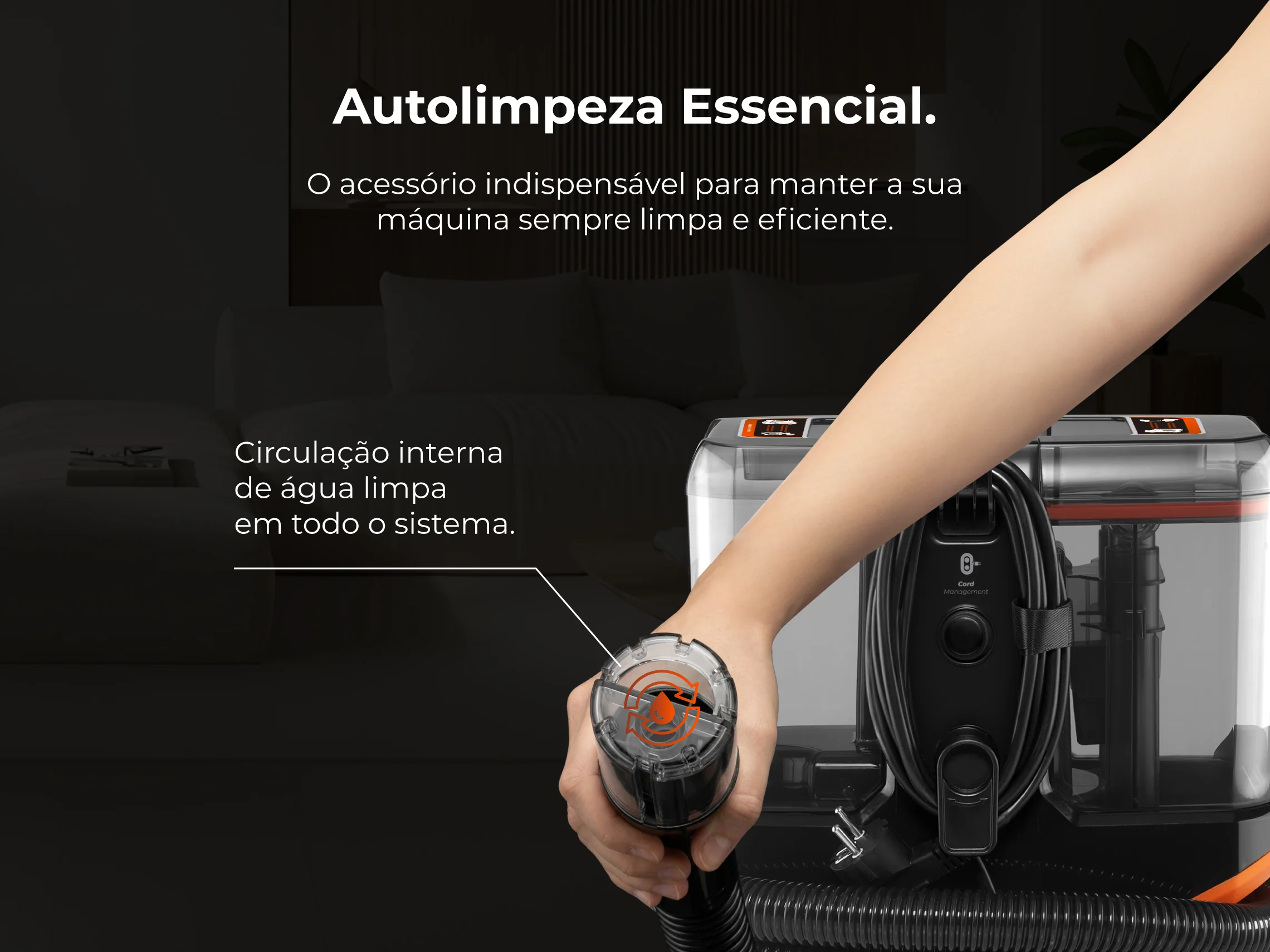 Máquina de Limpeza Aqualine SteamPro 1696FL - Image 7