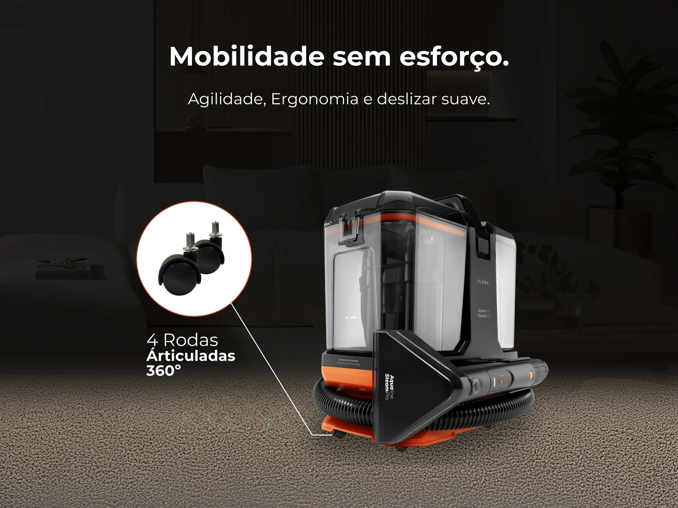 Máquina de Limpeza Aqualine SteamPro 1696FL - Image 8