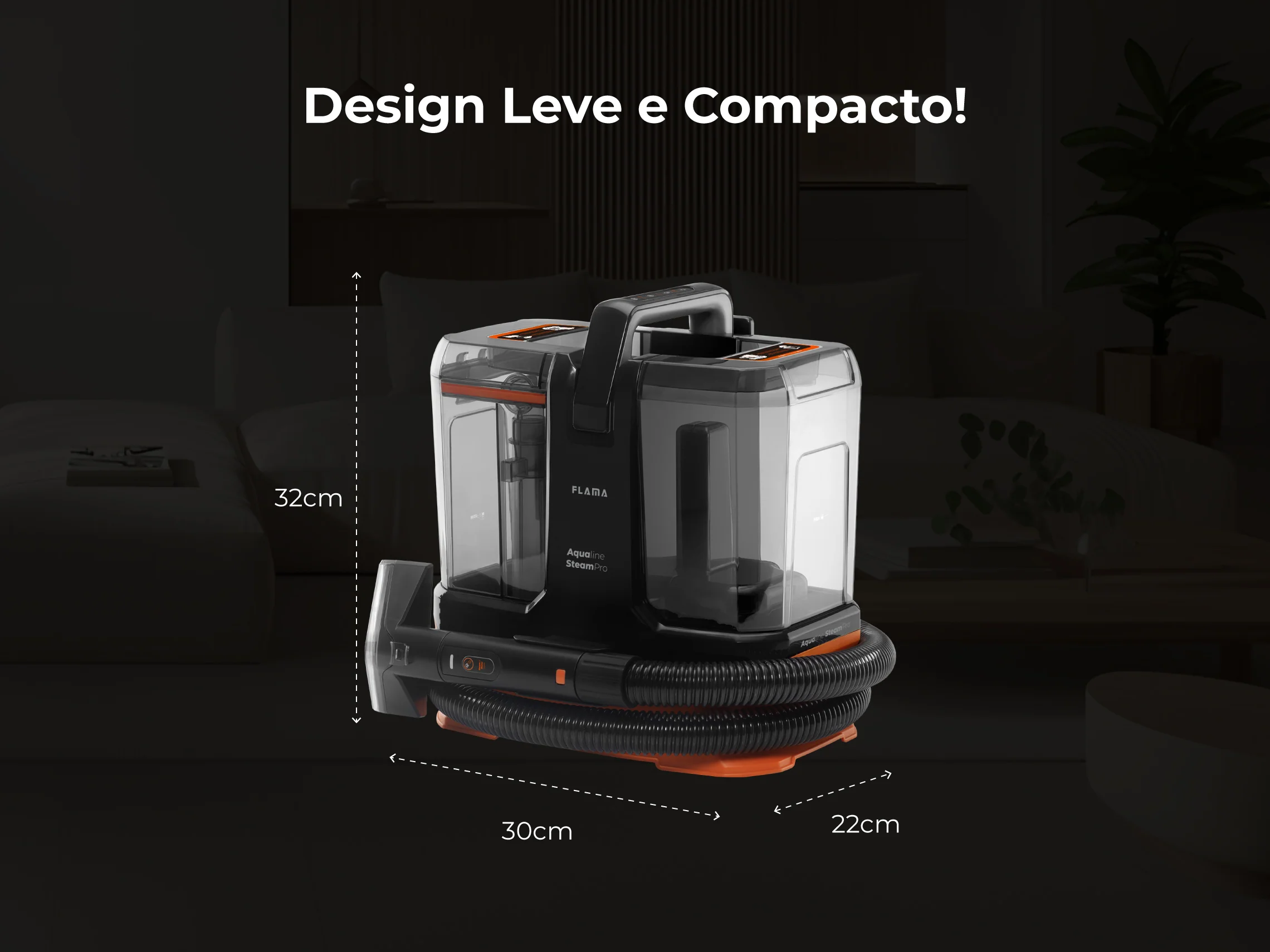 Máquina de Limpeza Aqualine SteamPro 1696FL - Image 9