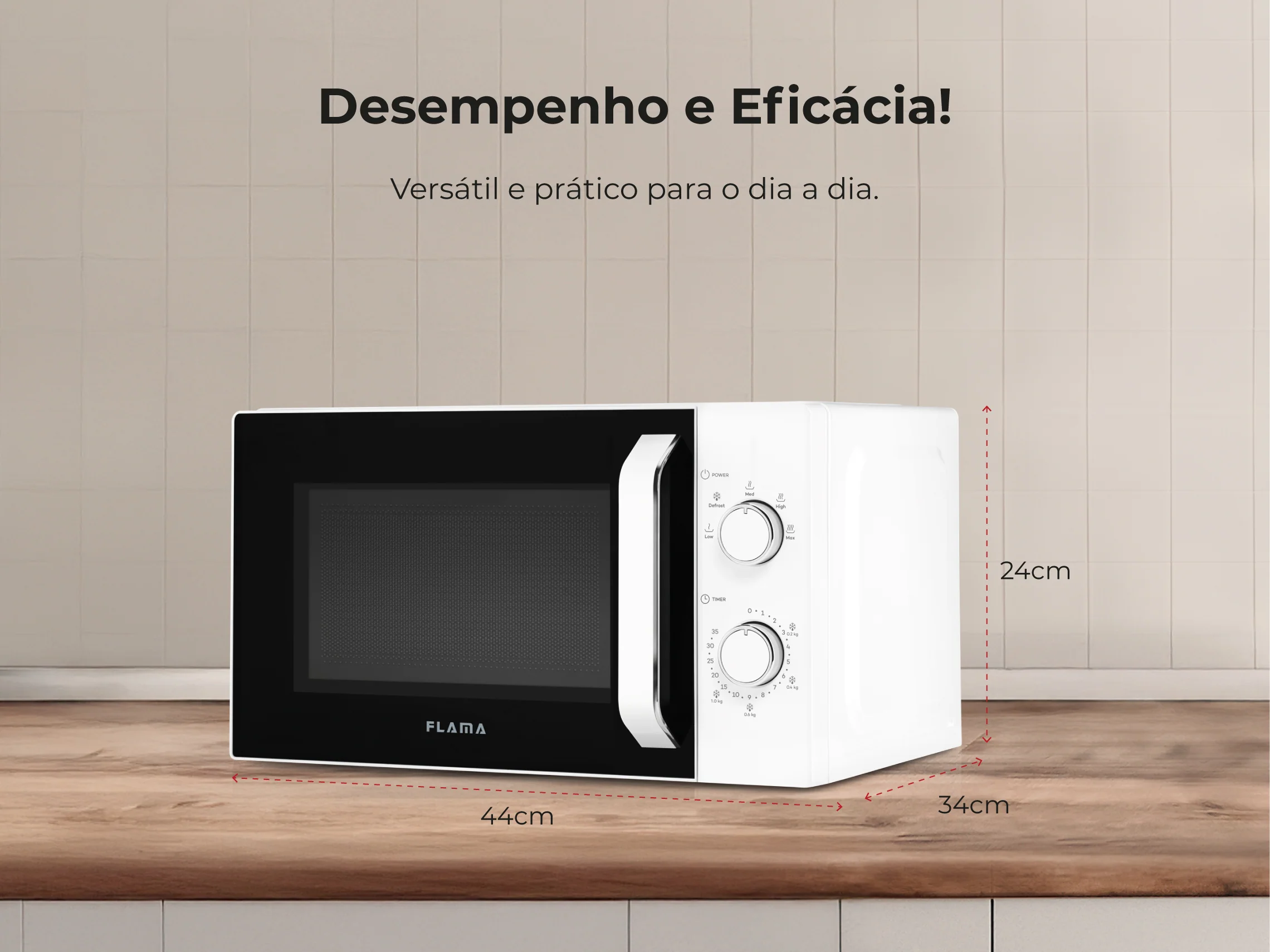 Micro-ondas 20L Branco 1808FL - Image 4