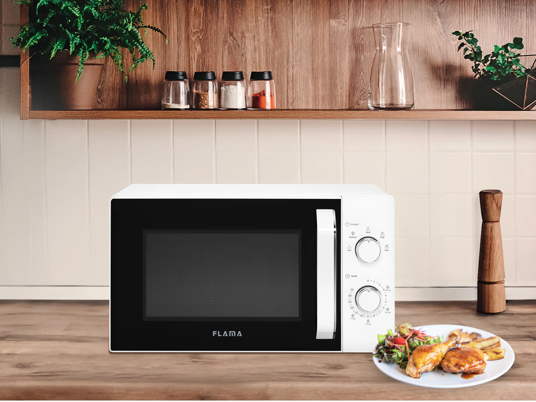 Micro-ondas 20L Branco 1808FL - Image 6