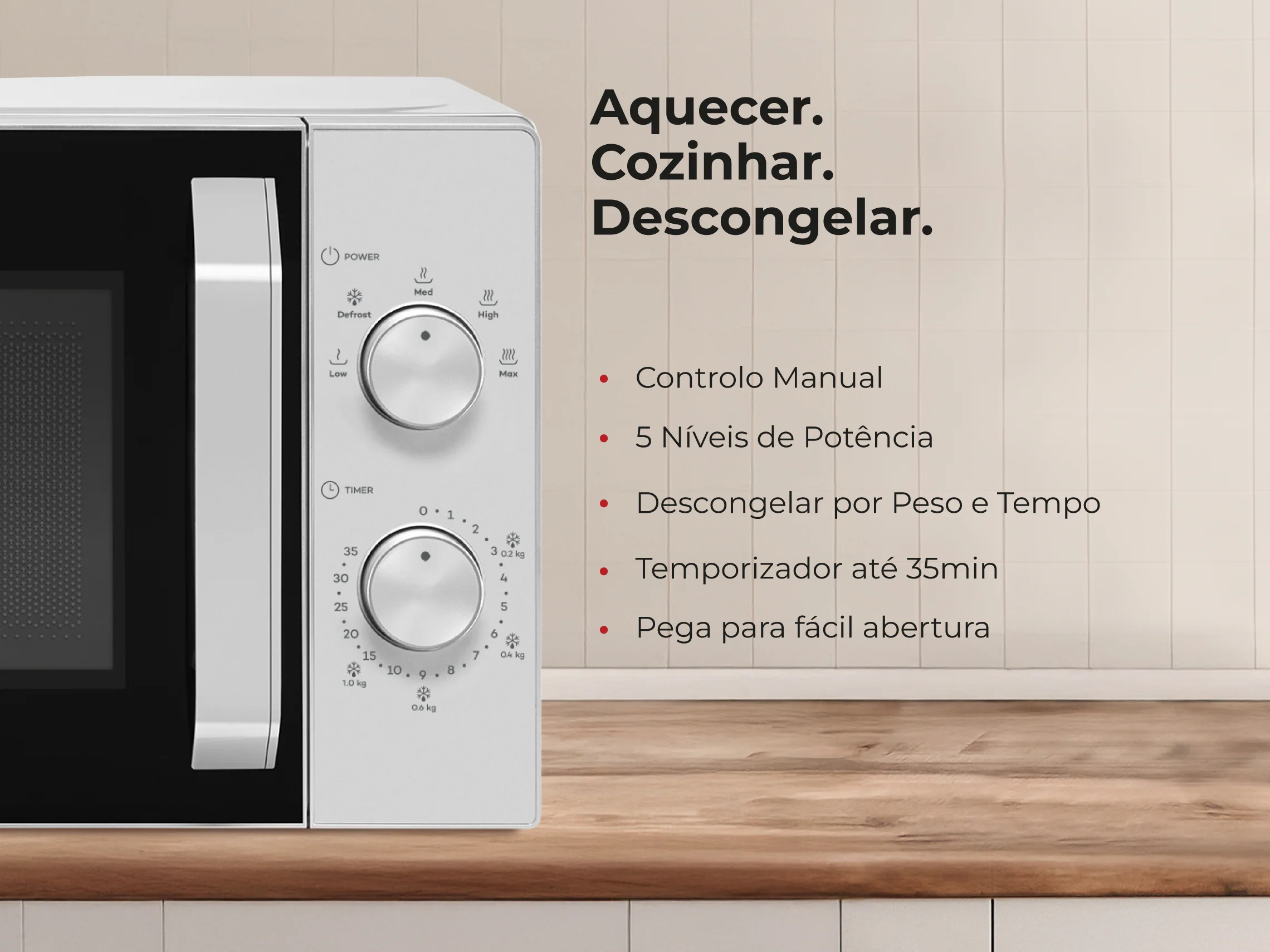 Micro-ondas 20L Cinza 1809FL - Image 3