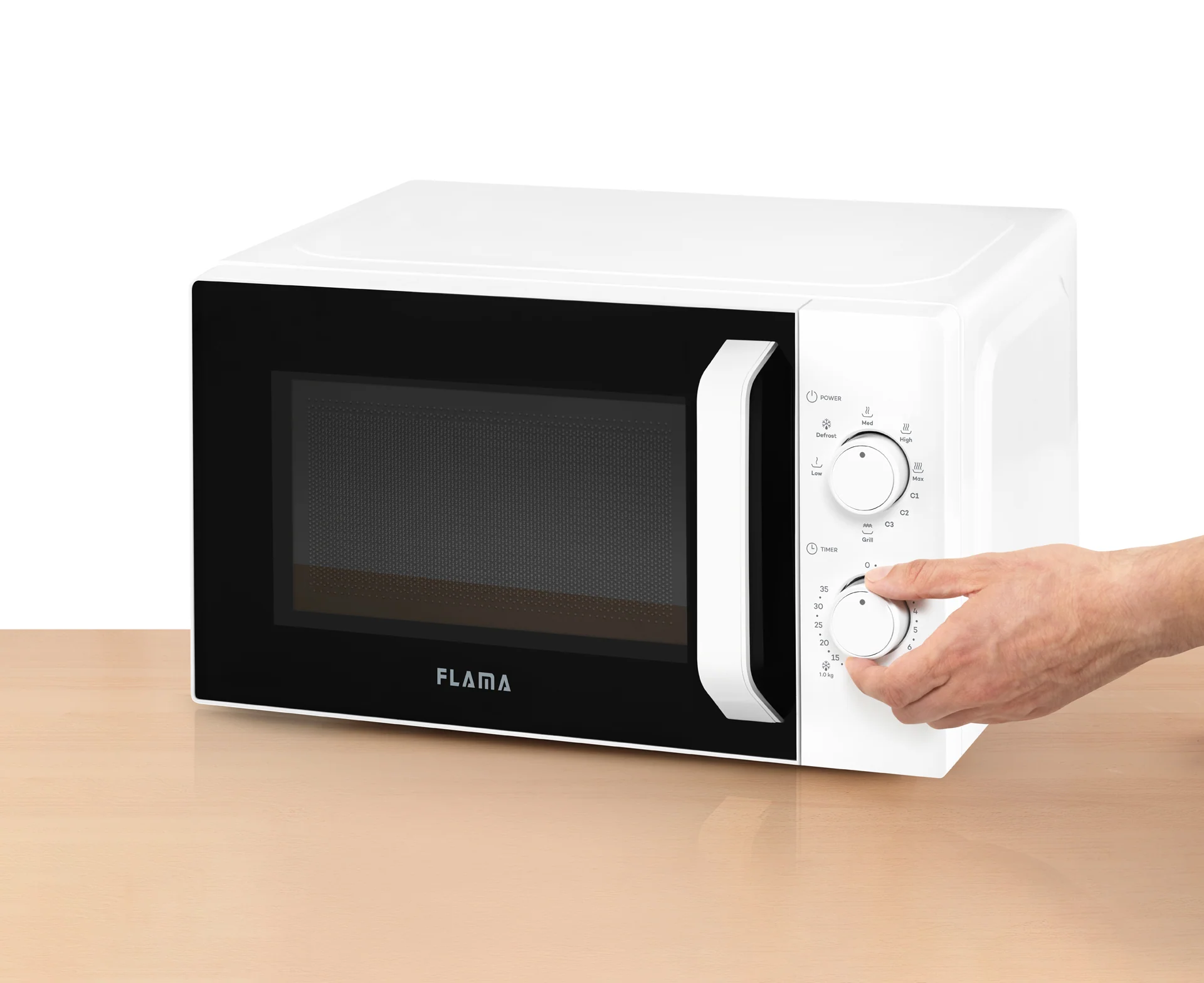 Micro-ondas 20L Com Grill Branco 1843FL - Image 9