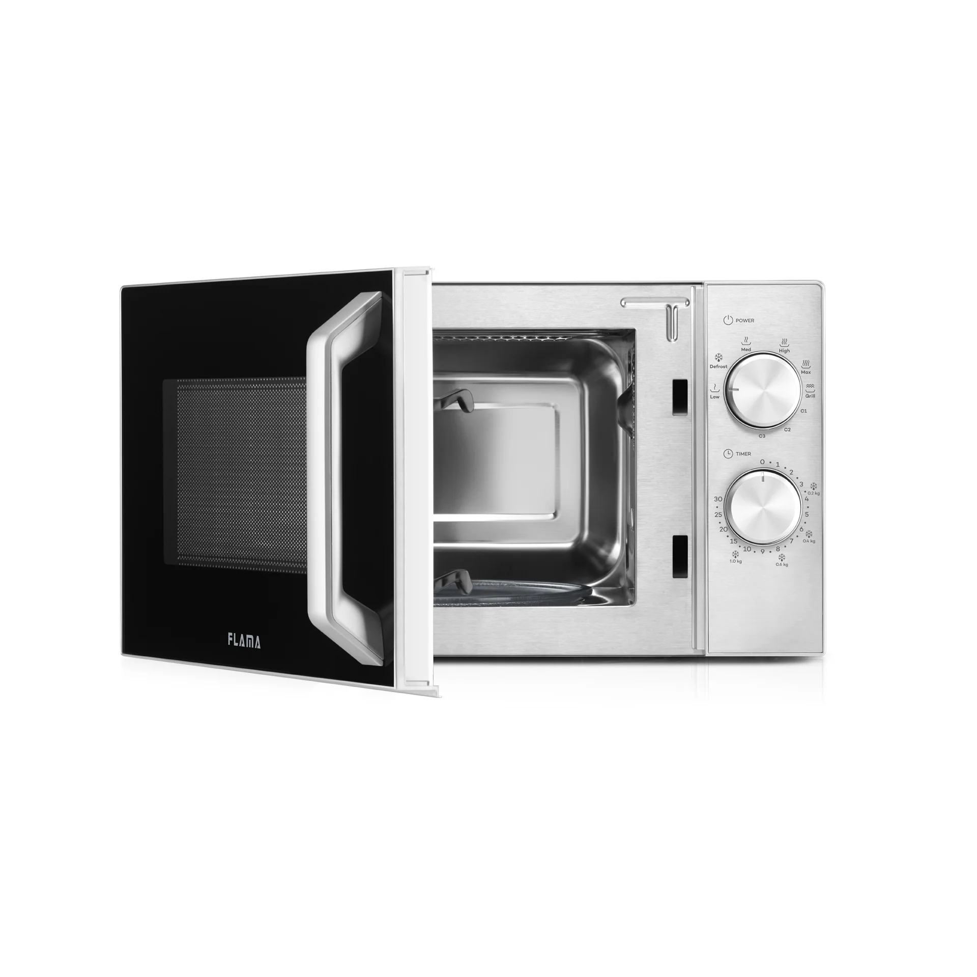 Micro-ondas 20L Com Grill Inox 1815FL - Image 3