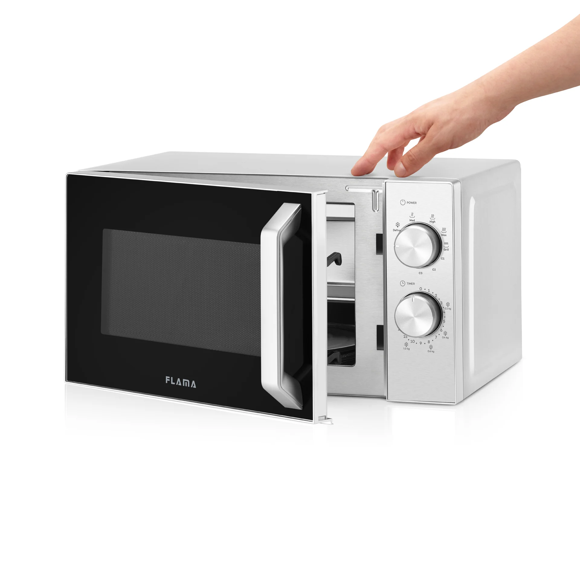 Micro-ondas 20L Com Grill Inox 1815FL - Image 8