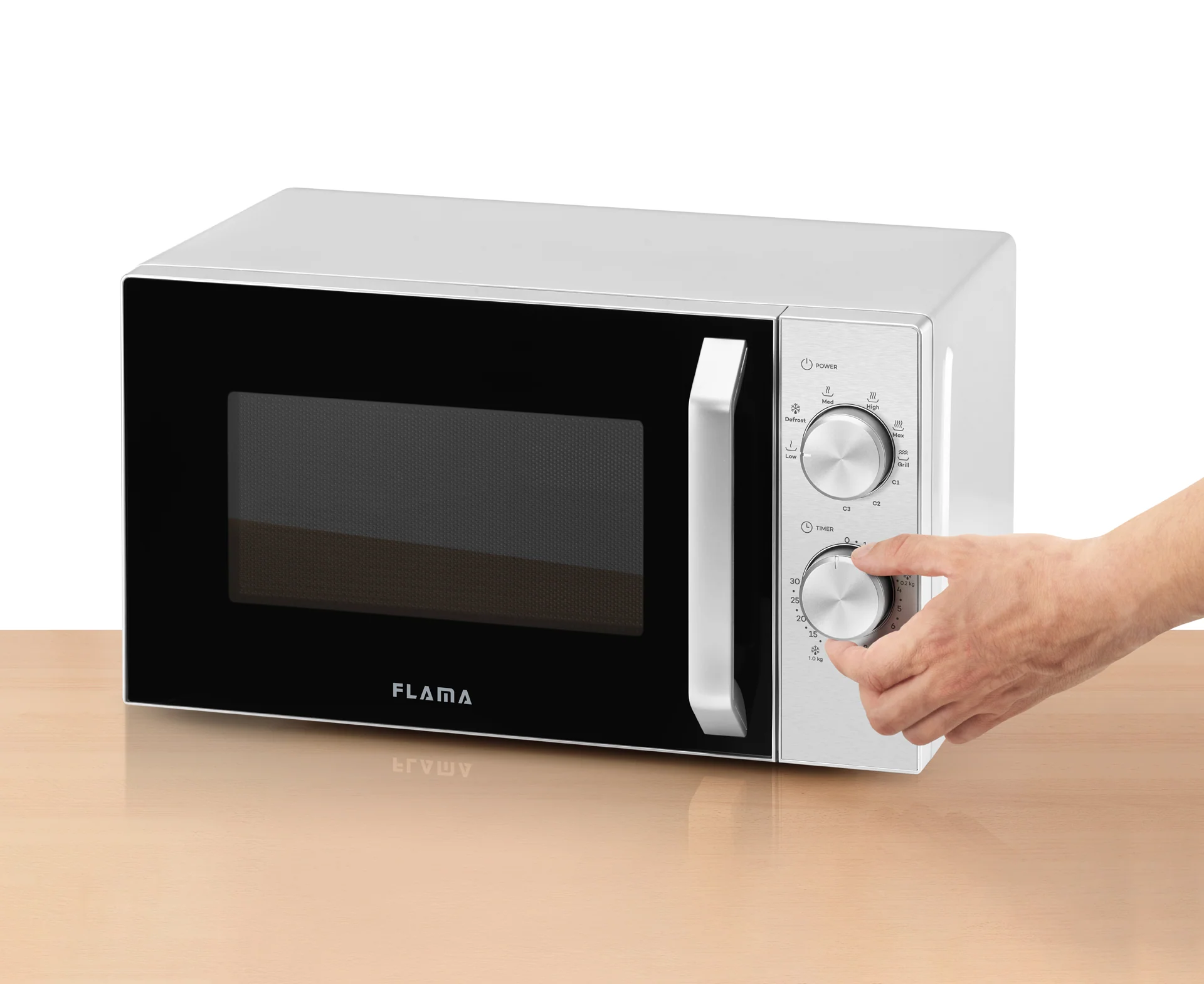 Micro-ondas 20L Com Grill Inox 1815FL - Image 9