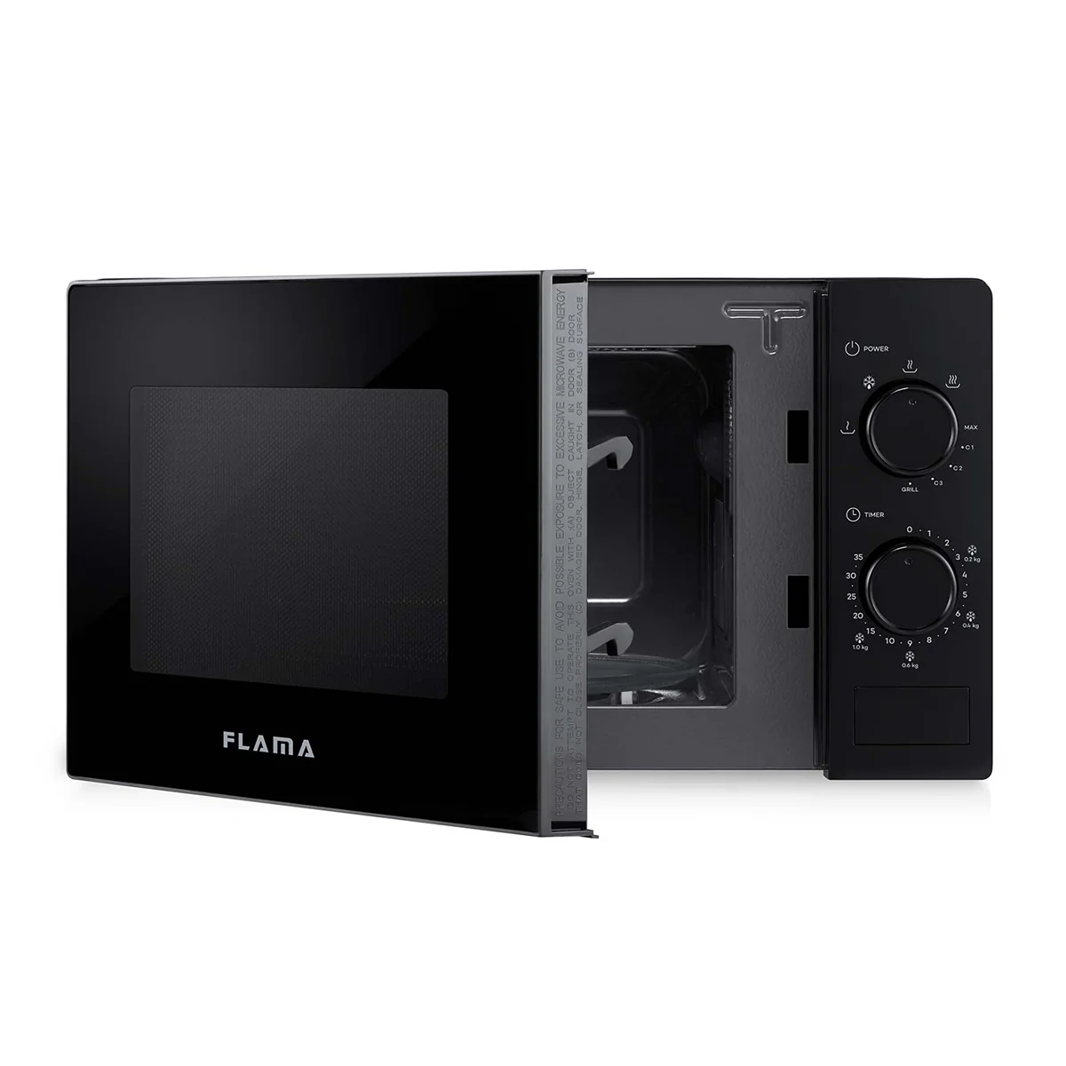Micro-ondas 20L Com Grill Preto 1889FL - Image 3