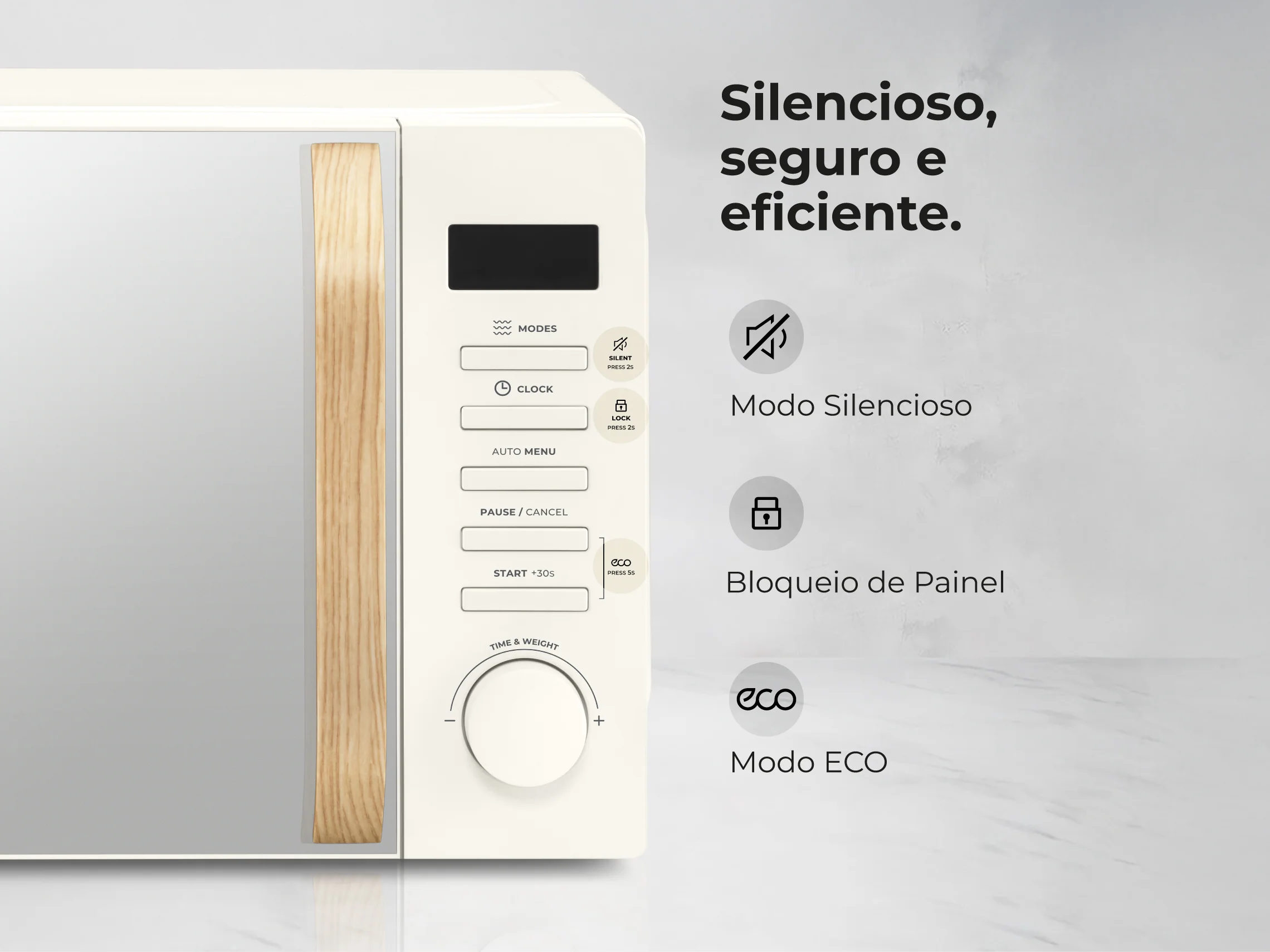 Micro-ondas 20L Digital Creme 1841FL - Image 3