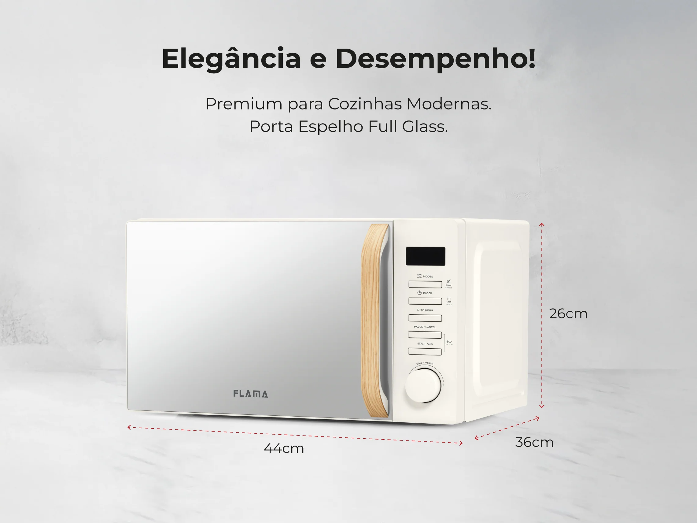 Micro-ondas 20L Digital Creme 1841FL - Image 5