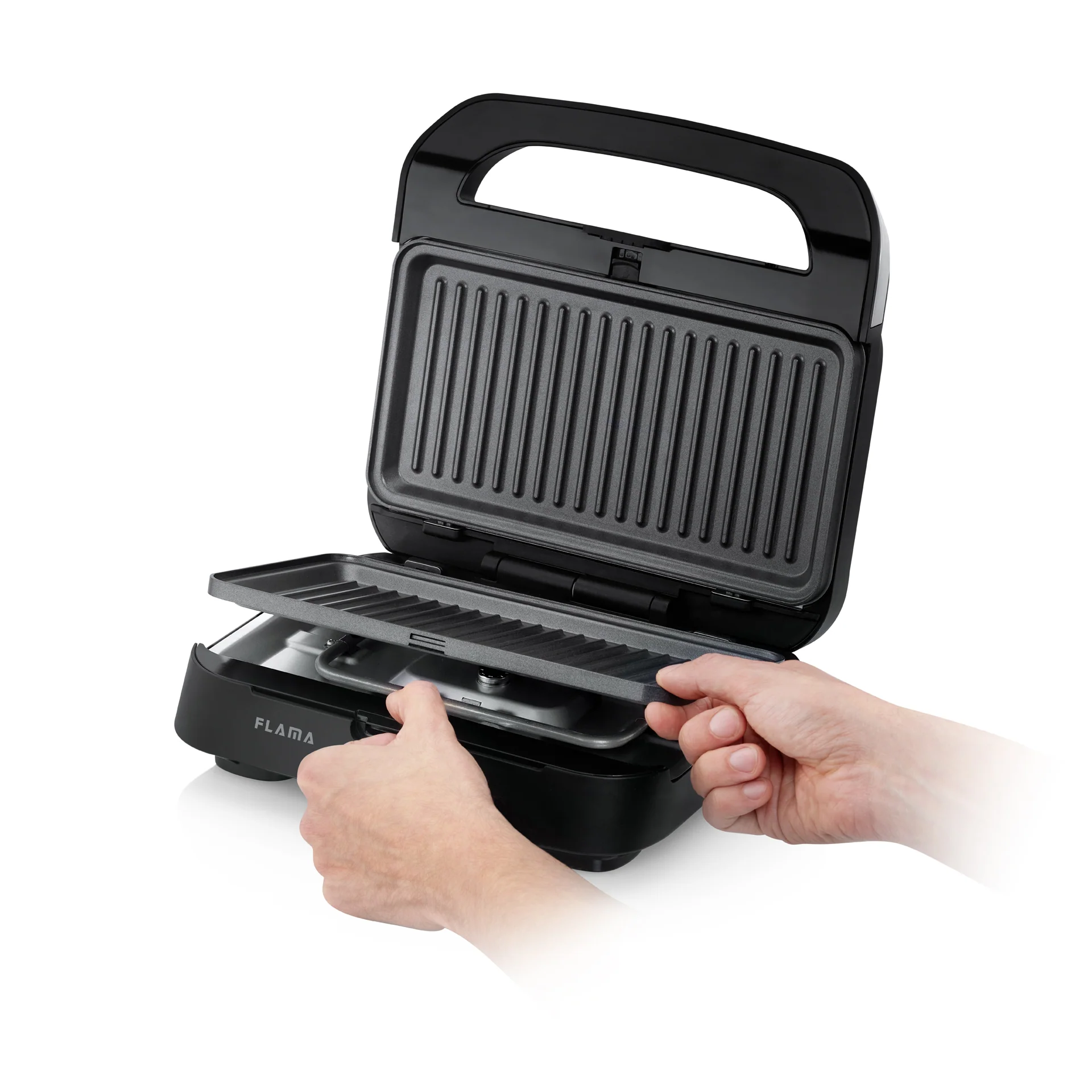 Sanduicheira Grill 3 em 1 Inox 1000W 4981FL - Image 7
