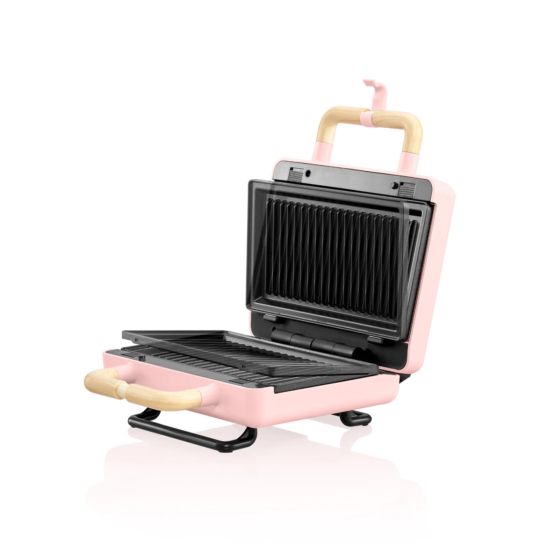 Sanduicheira Grill Cherry Pink 800W 4963FL - Image 6