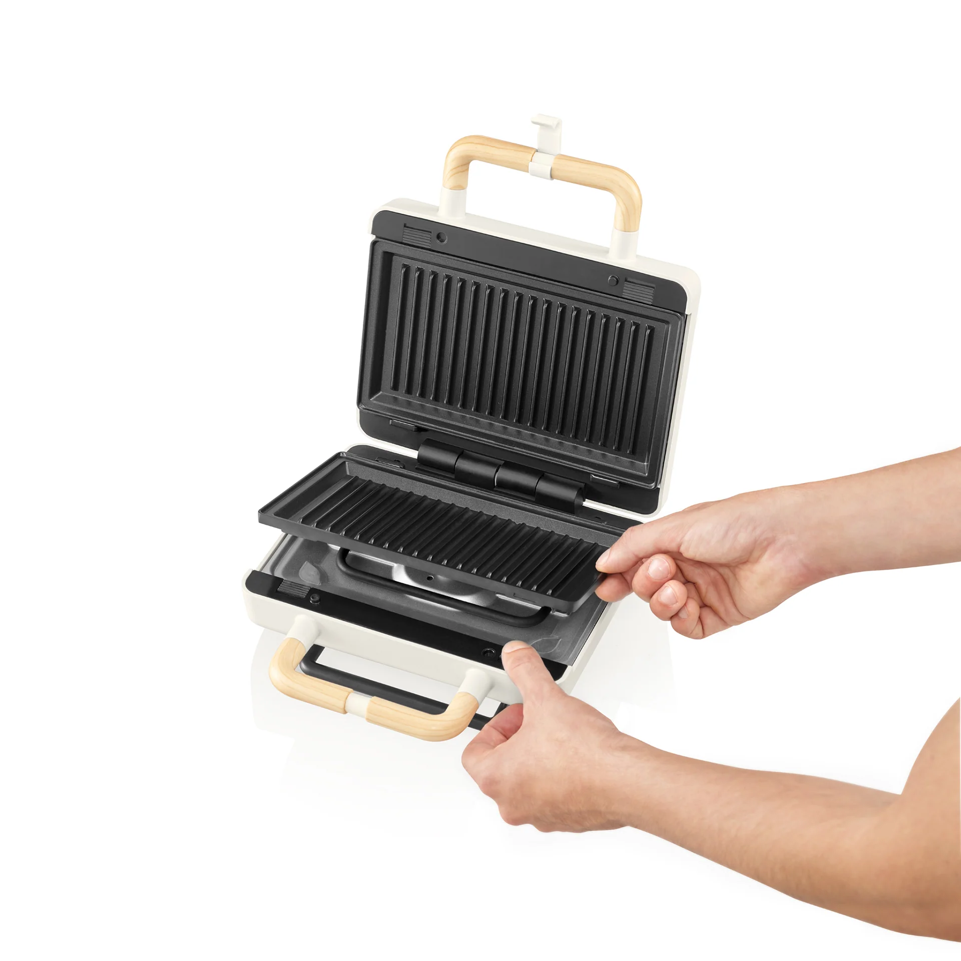 Sanduicheira Grill Pearl White 800W 4961FL - Image 5
