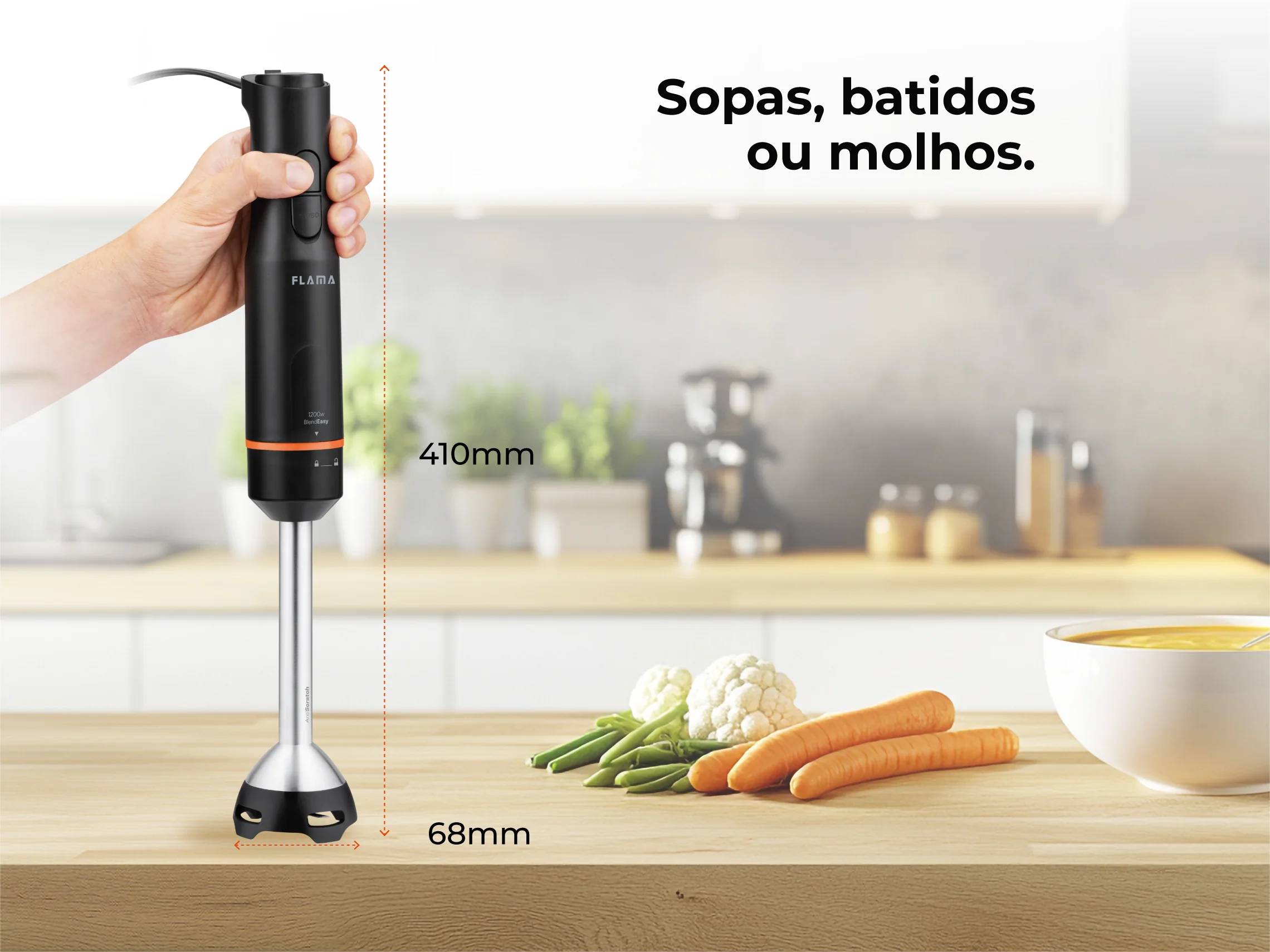 Varinha Mágica BlendEasy AntiScratch 1200W 2037FL - Image 3