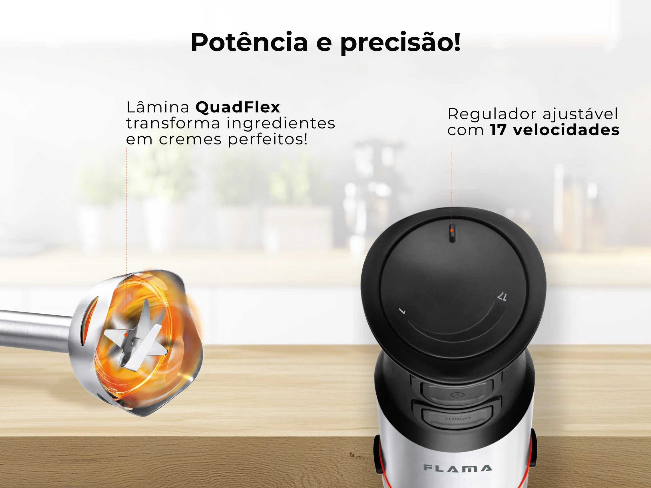 Varinha Mágica BlendPro QuadFlex C/ Acessórios 1200W 2053FL - Image 5