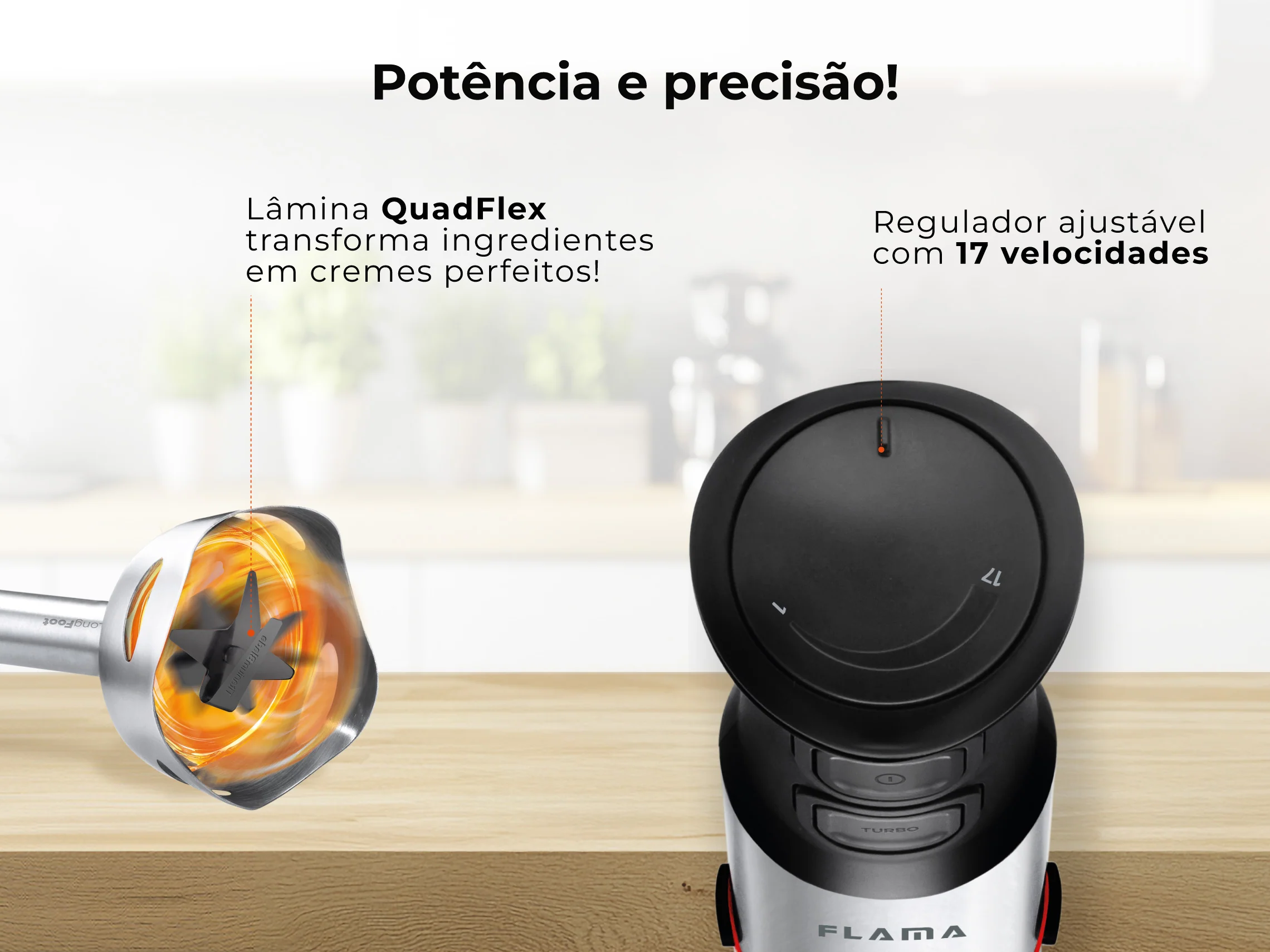 Varinha Mágica BlendPro QuadFlex LongFoot 1200W 2043FL - Image 5