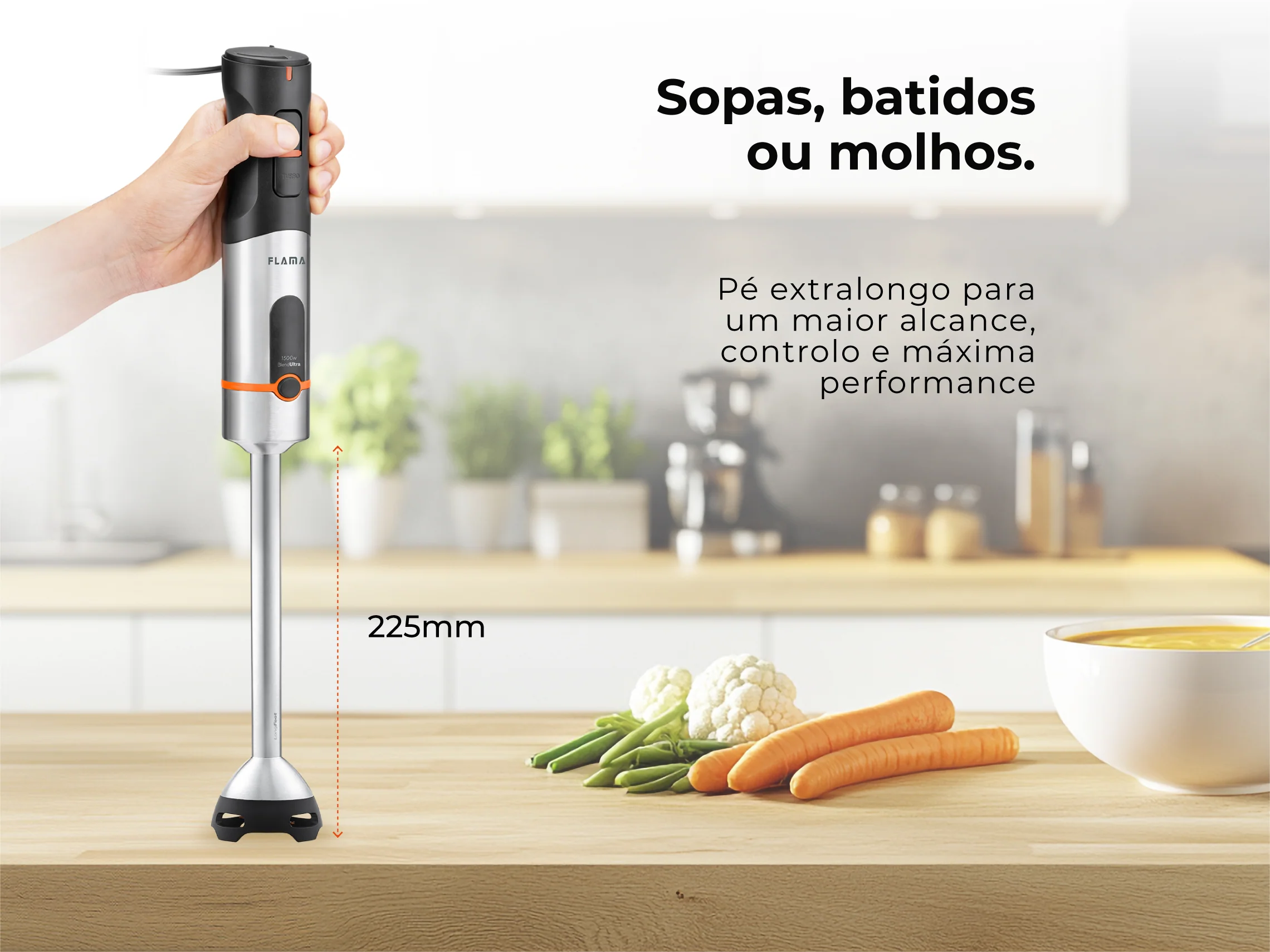 Varinha Mágica BlendUltra LongFoot AntiScratch 1500W 2063FL - Image 3