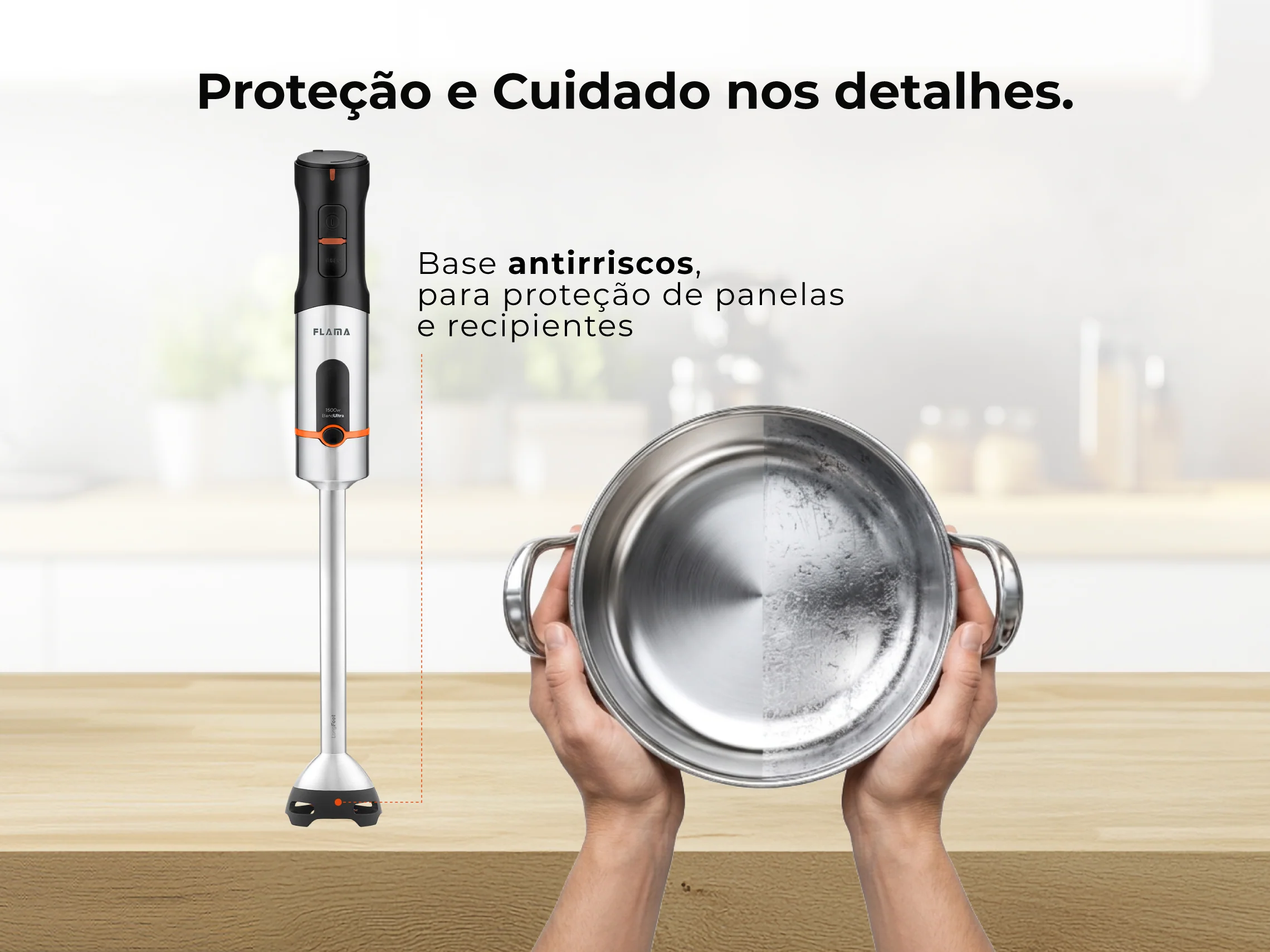 Varinha Mágica BlendUltra LongFoot AntiScratch 1500W 2063FL - Image 7