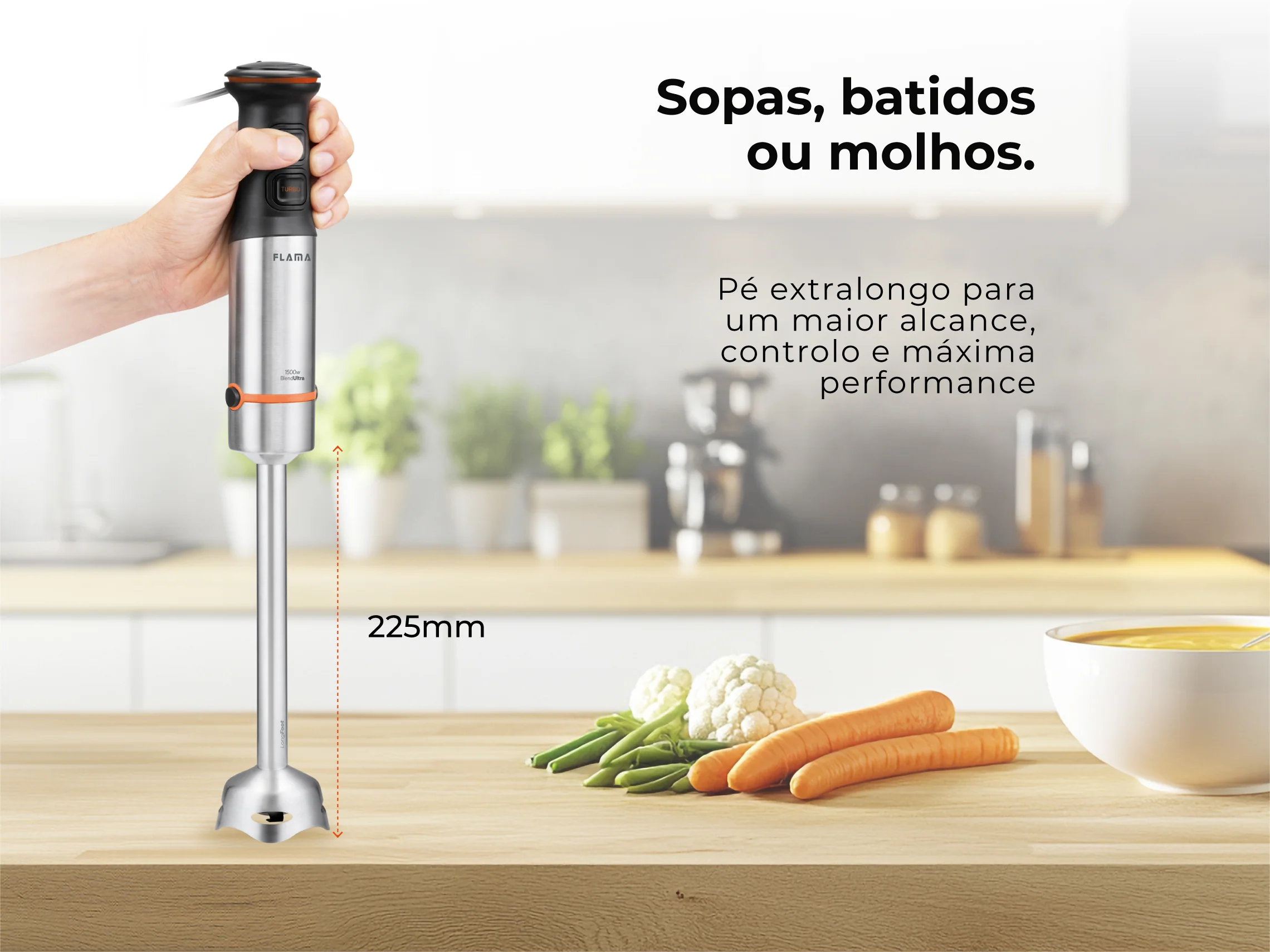 Varinha Mágica BlendUltra QuadFlex LongFoot 1500W 2045FL - Image 3