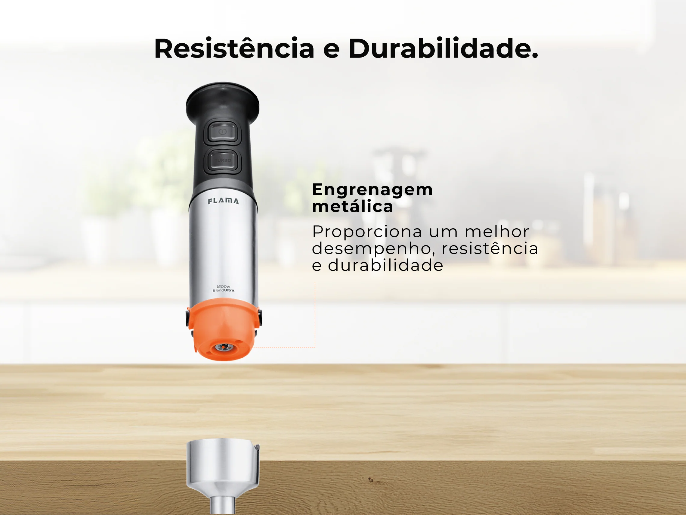 Varinha Mágica BlendUltra QuadFlex TitaniumBlade 1500W 2044FL - Image 6